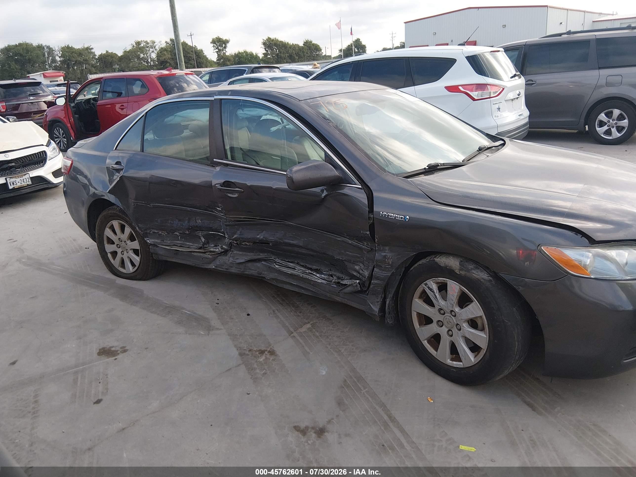 2009 Toyota Camry Hybrid   Gray vin: 4T1BB46KX9U099351