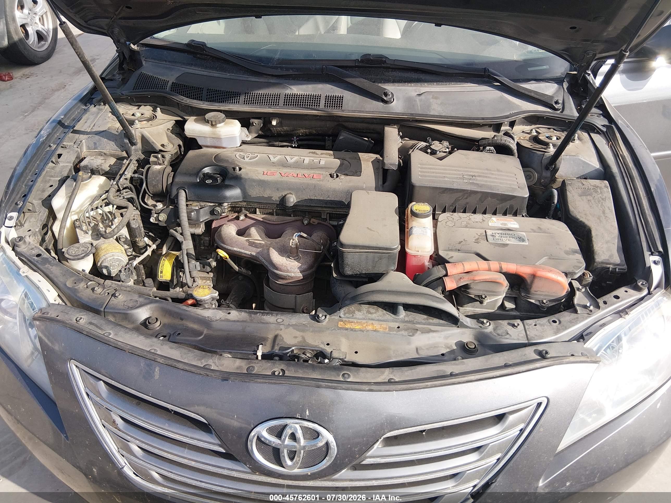 2009 Toyota Camry Hybrid   Gray vin: 4T1BB46KX9U099351