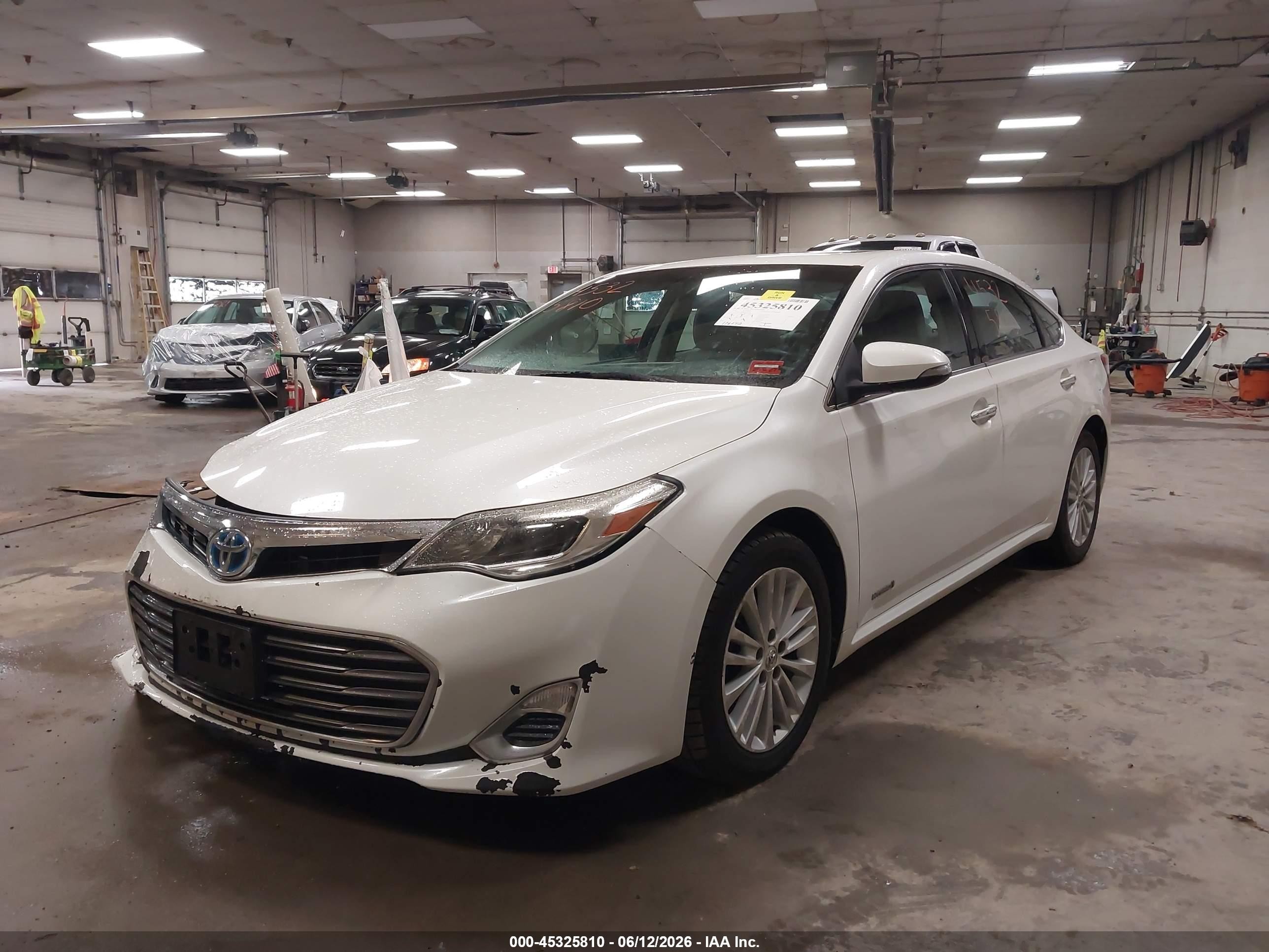 2013 Toyota Avalon Hybrid Xle Premium White vin: 4T1BD1EB0DU012897