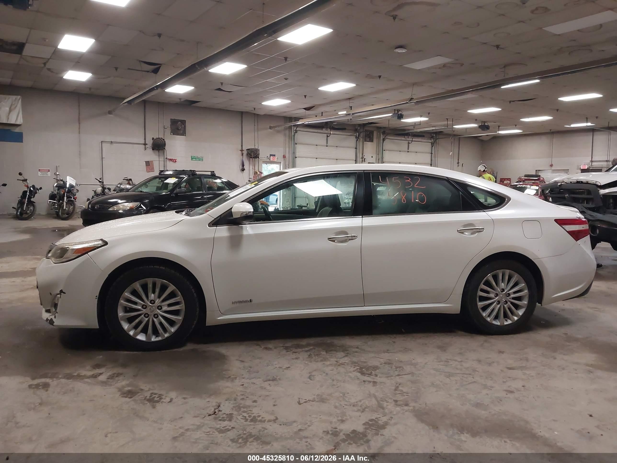 2013 Toyota Avalon Hybrid Xle Premium White vin: 4T1BD1EB0DU012897