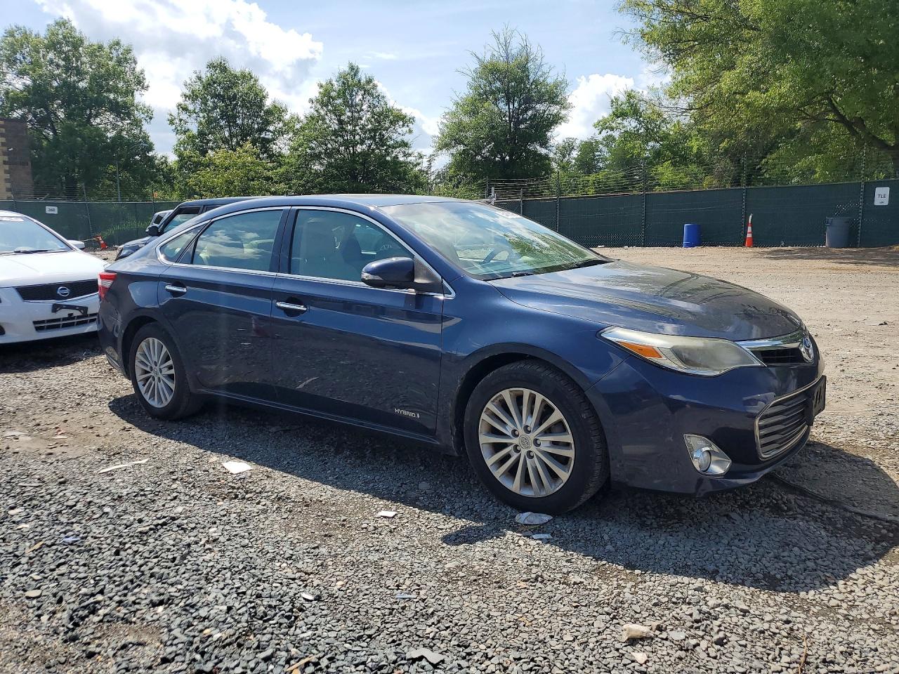 2014 Toyota Avalon Hybrid Limited Blue vin: 4T1BD1EB0EU020306
