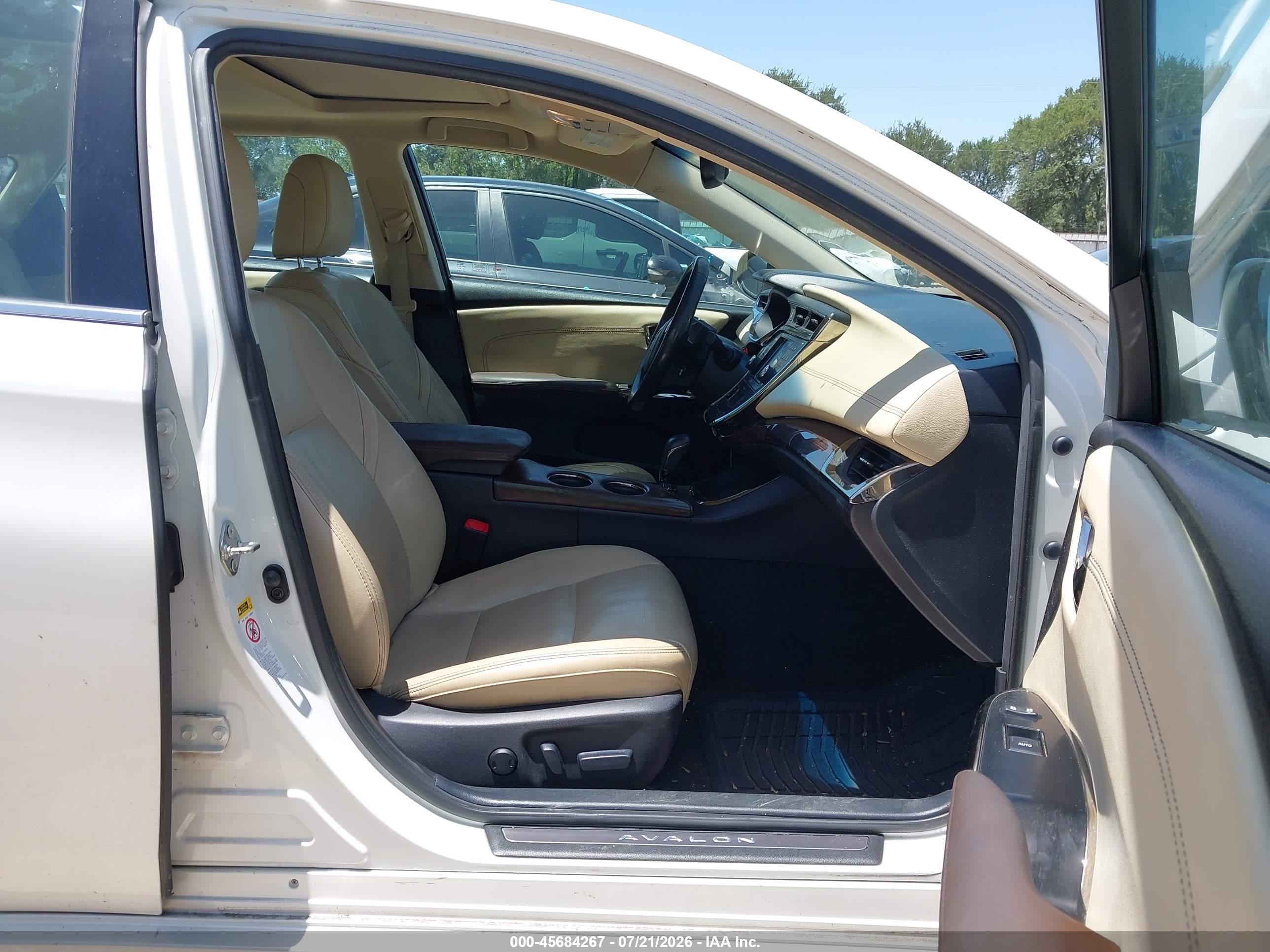 2014 Toyota Avalon Hybrid Limited White vin: 4T1BD1EB0EU023397
