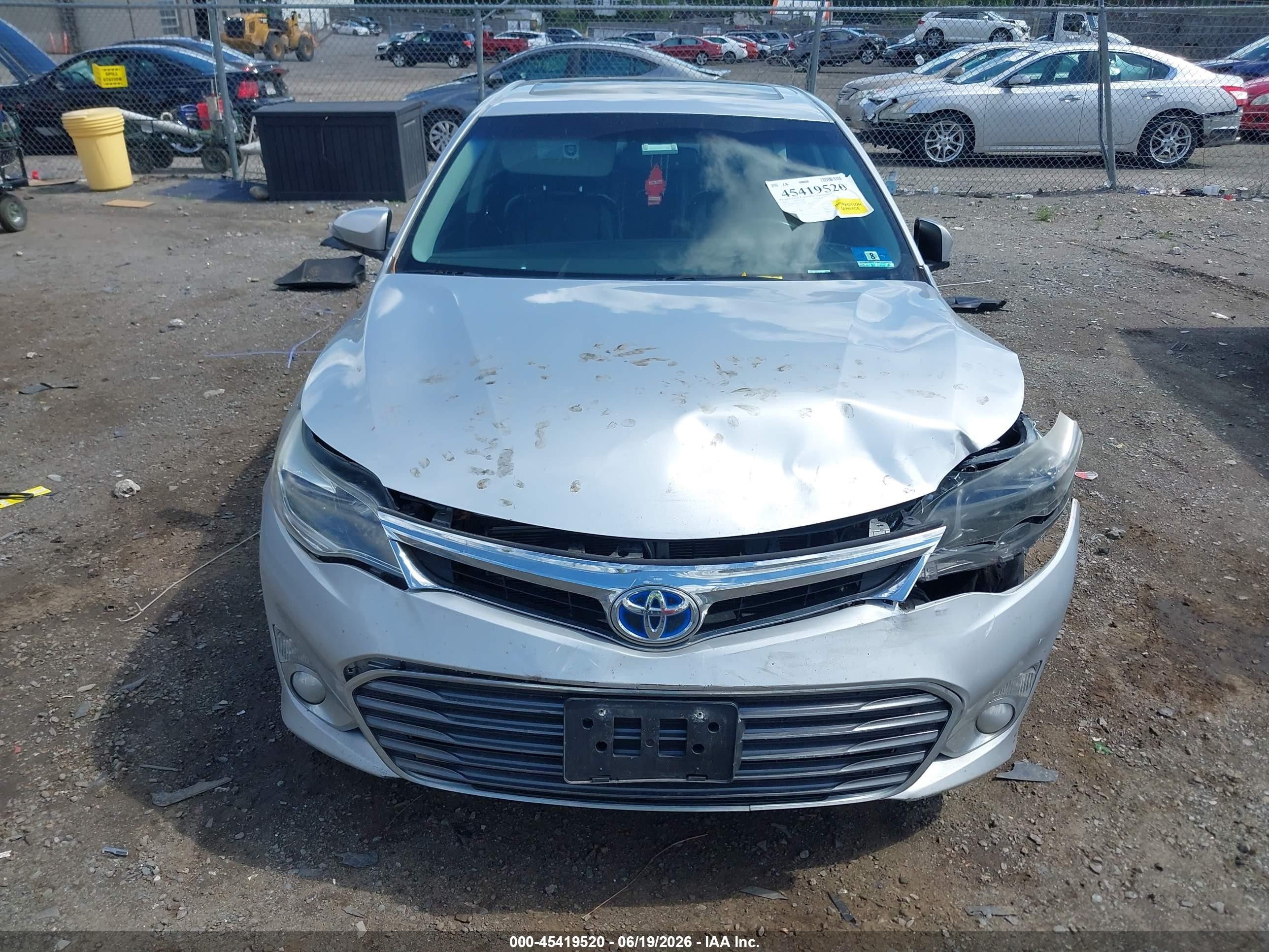 2014 Toyota Avalon Hybrid Xle Touring Gray vin: 4T1BD1EB0EU024260