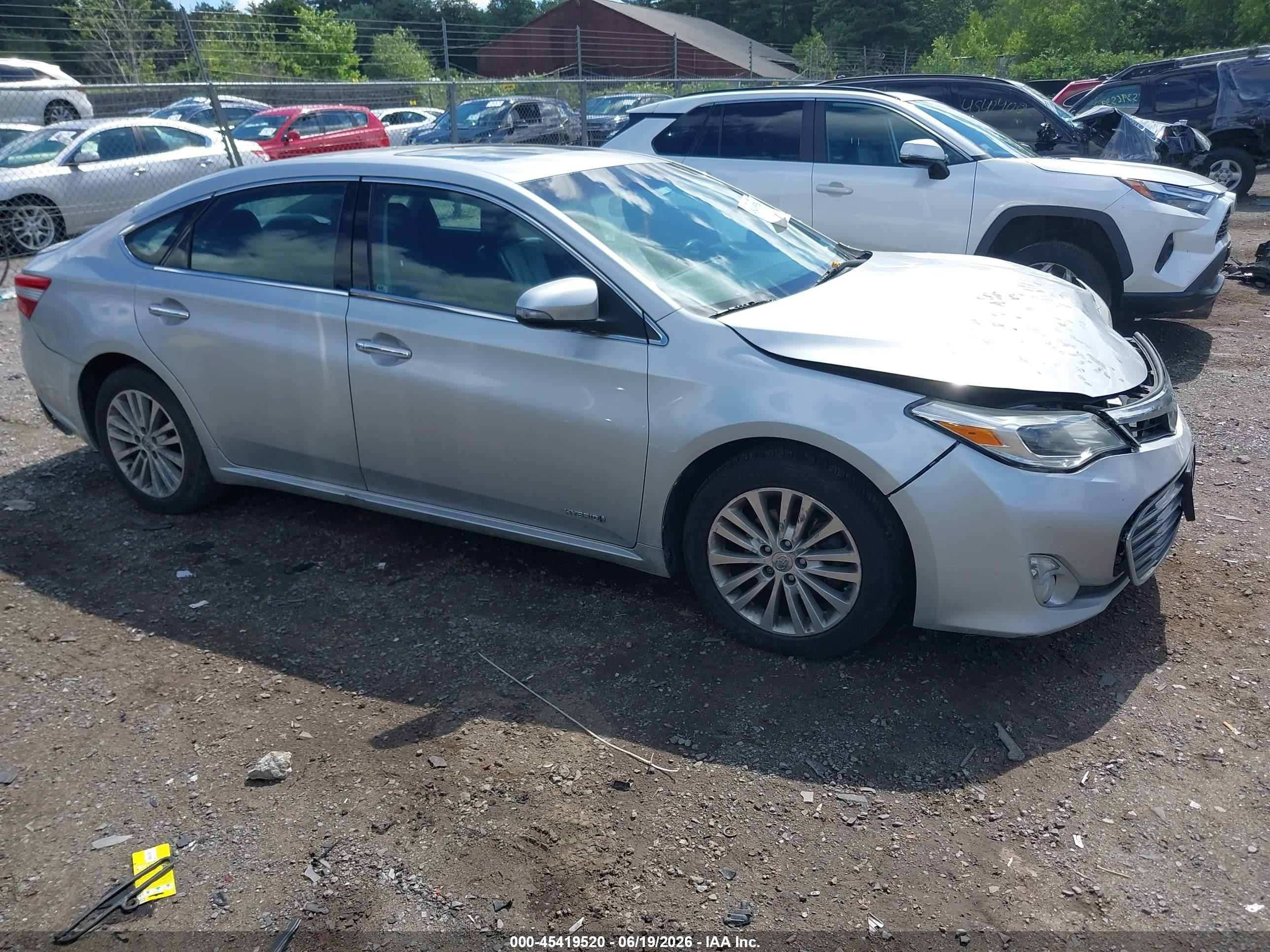 2014 Toyota Avalon Hybrid Xle Touring Gray vin: 4T1BD1EB0EU024260