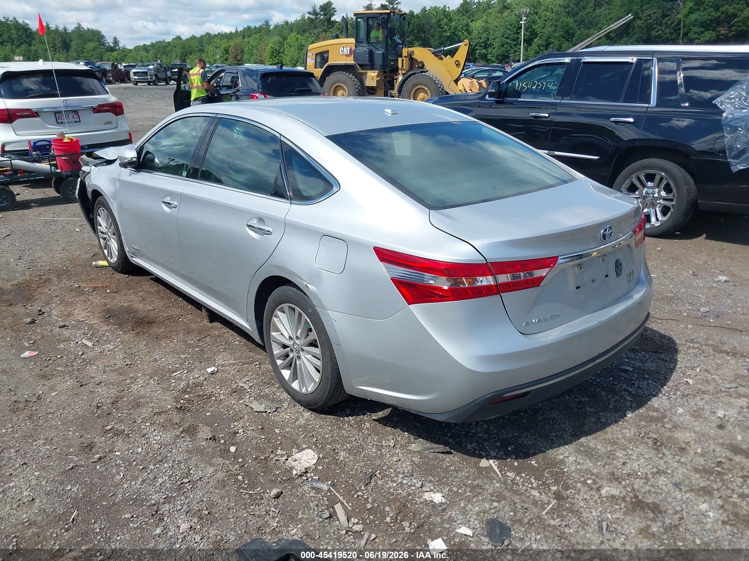 2014 Toyota Avalon Hybrid Xle Touring Gray vin: 4T1BD1EB0EU024260
