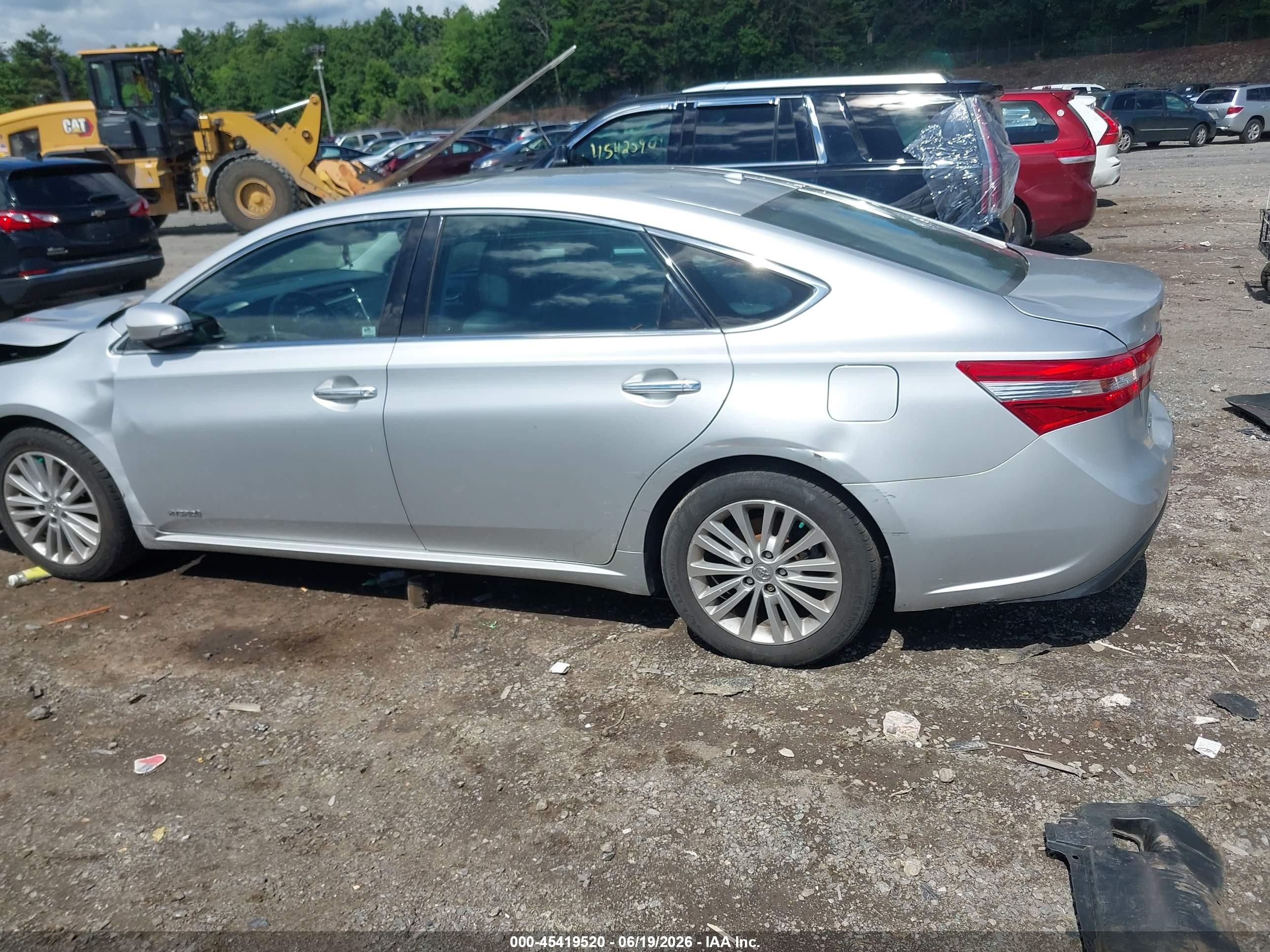 2014 Toyota Avalon Hybrid Xle Touring Gray vin: 4T1BD1EB0EU024260