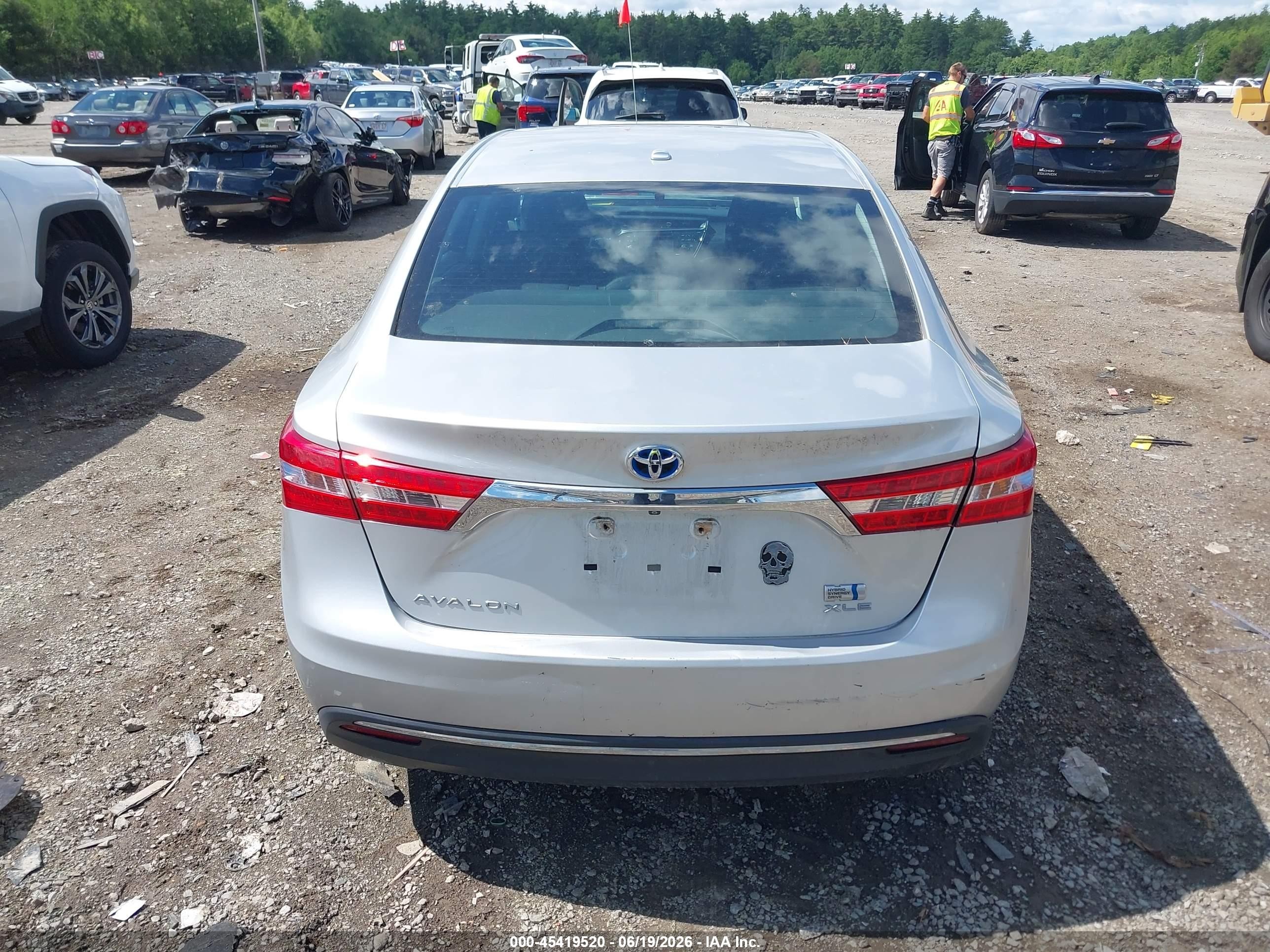 2014 Toyota Avalon Hybrid Xle Touring Gray vin: 4T1BD1EB0EU024260