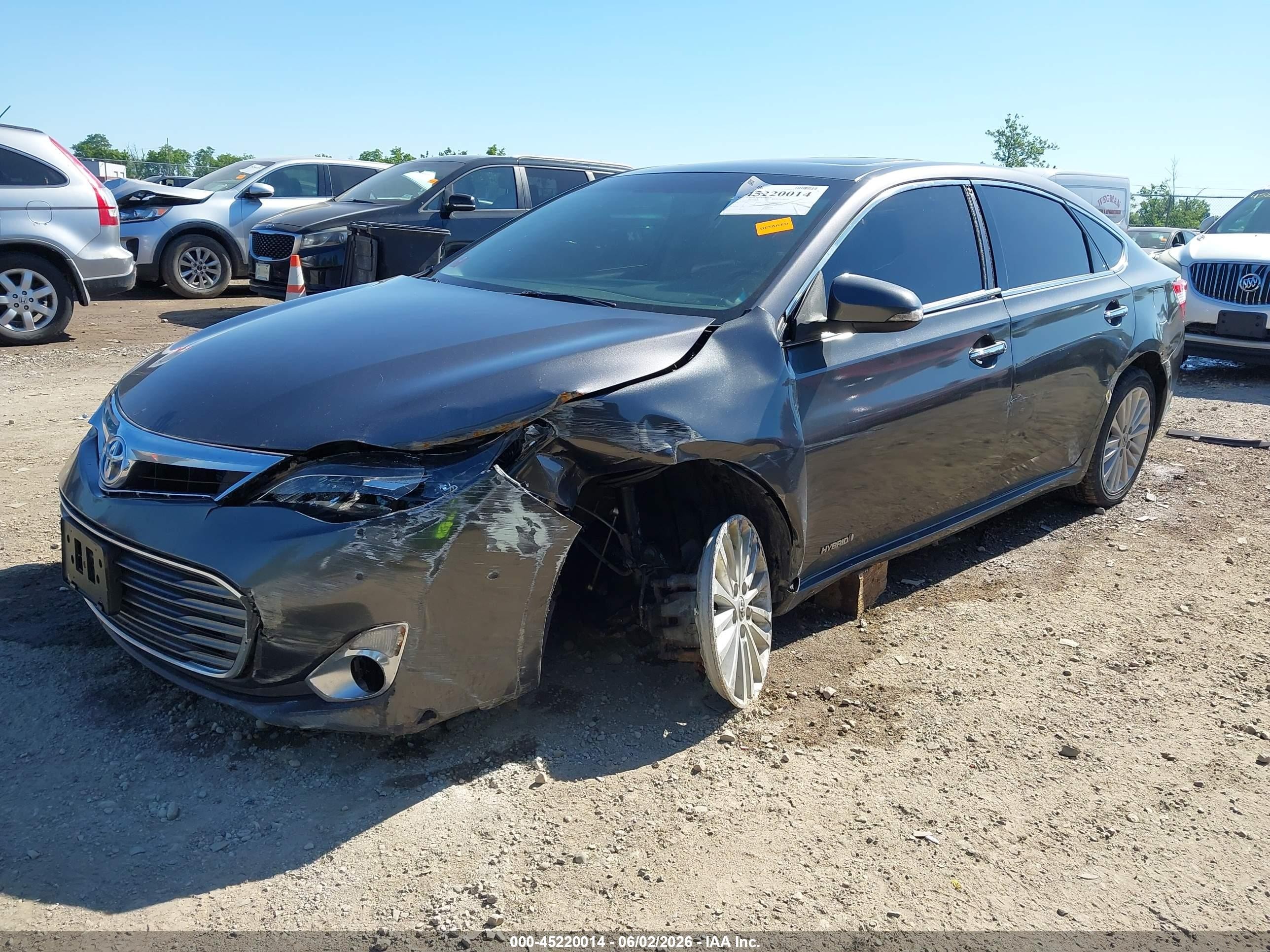 2014 Toyota Avalon Hybrid Xle Touring Gray vin: 4T1BD1EB0EU026994
