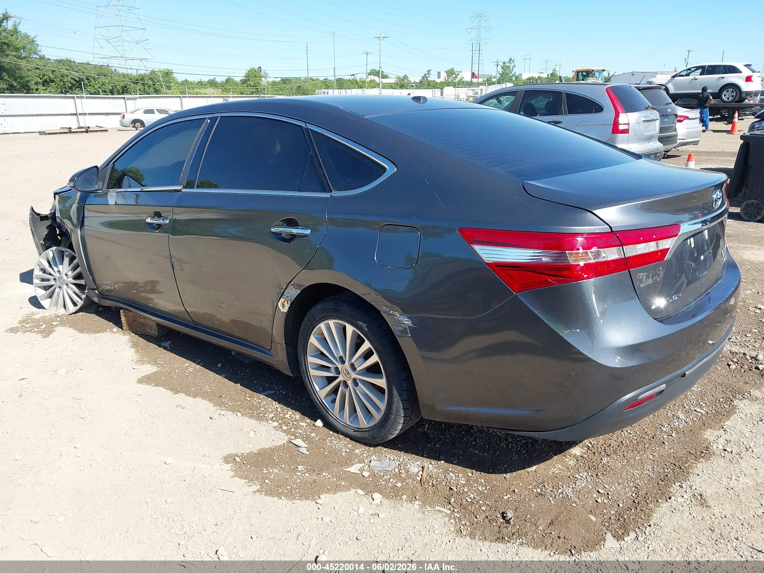 2014 Toyota Avalon Hybrid Xle Touring Gray vin: 4T1BD1EB0EU026994