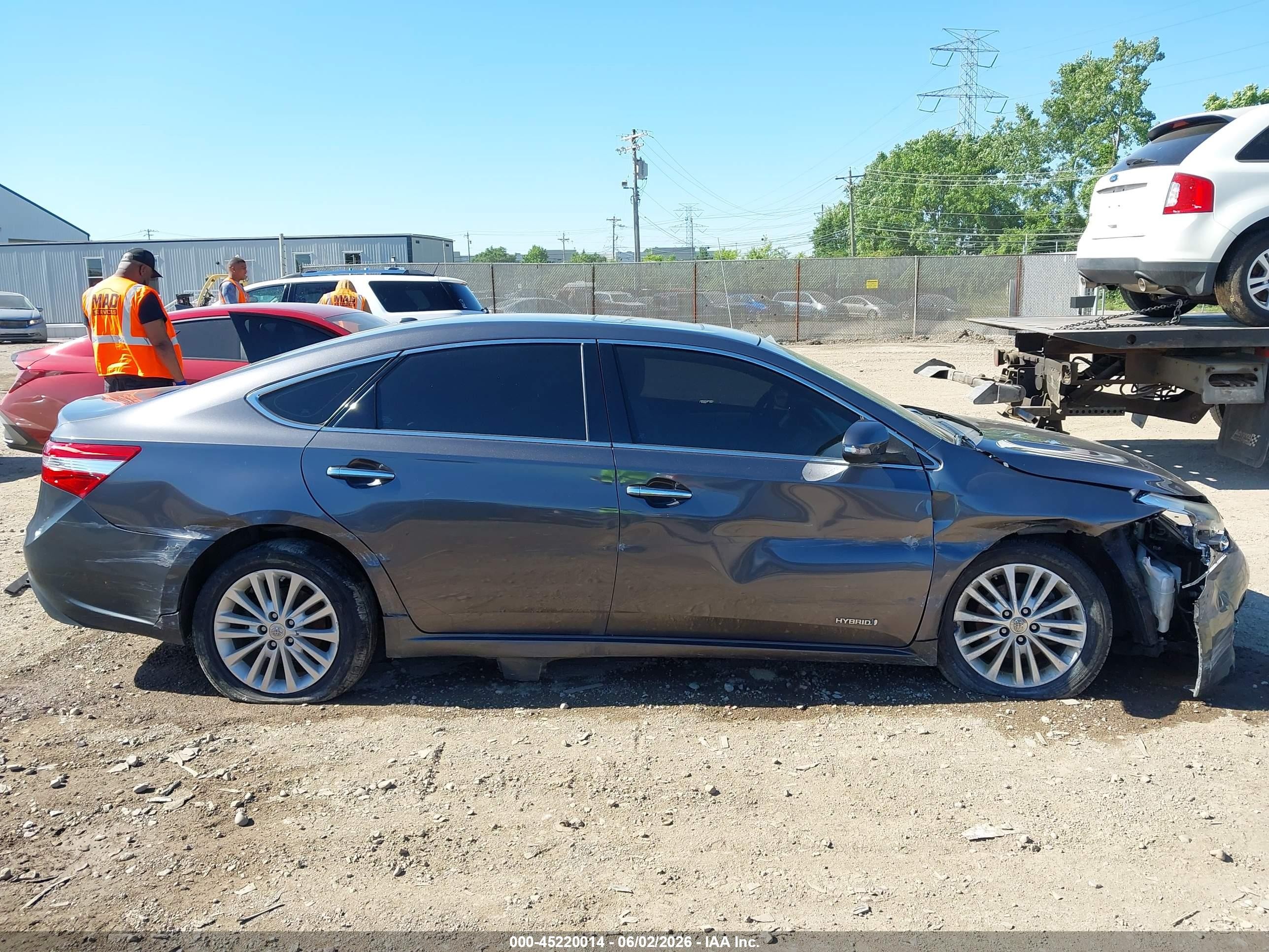 2014 Toyota Avalon Hybrid Xle Touring Gray vin: 4T1BD1EB0EU026994