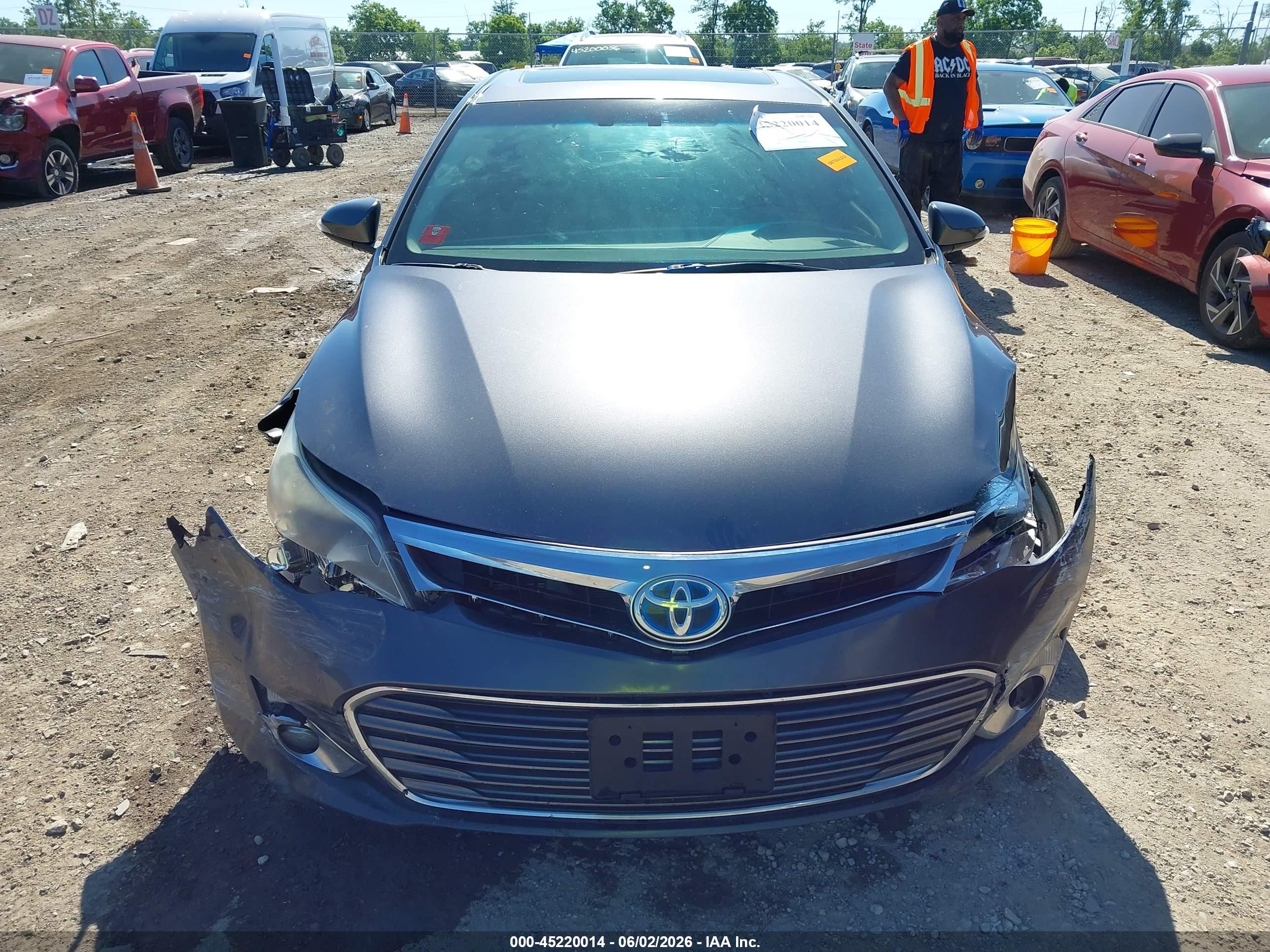2014 Toyota Avalon Hybrid Xle Touring Gray vin: 4T1BD1EB0EU026994
