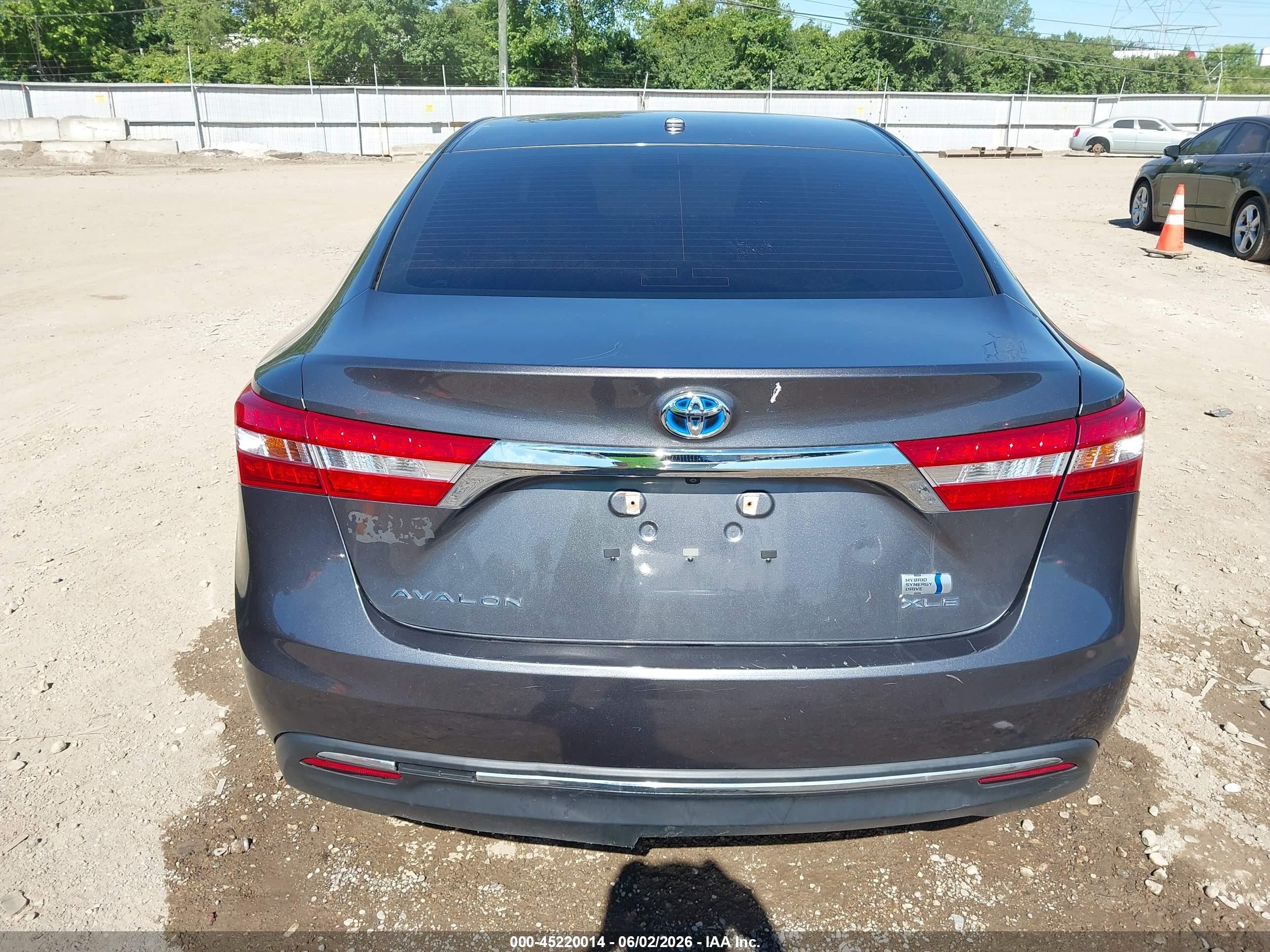 2014 Toyota Avalon Hybrid Xle Touring Gray vin: 4T1BD1EB0EU026994