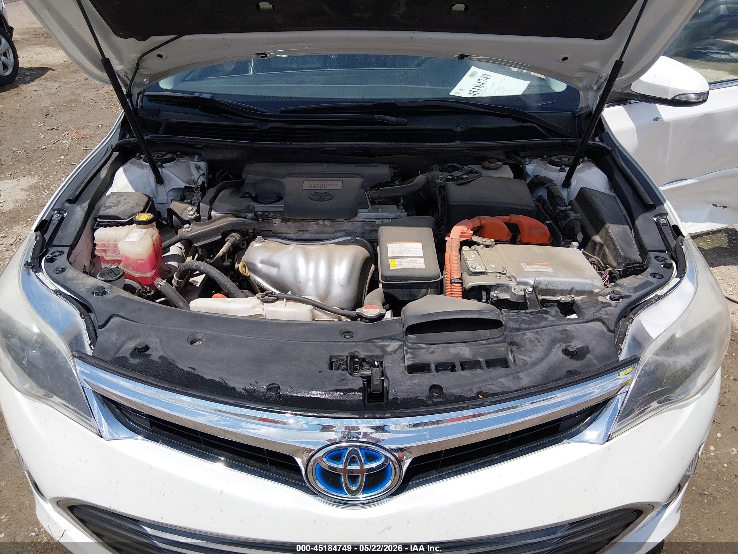 2015 Toyota Avalon Hybrid Limited Белый vin: 4T1BD1EB0FU048267