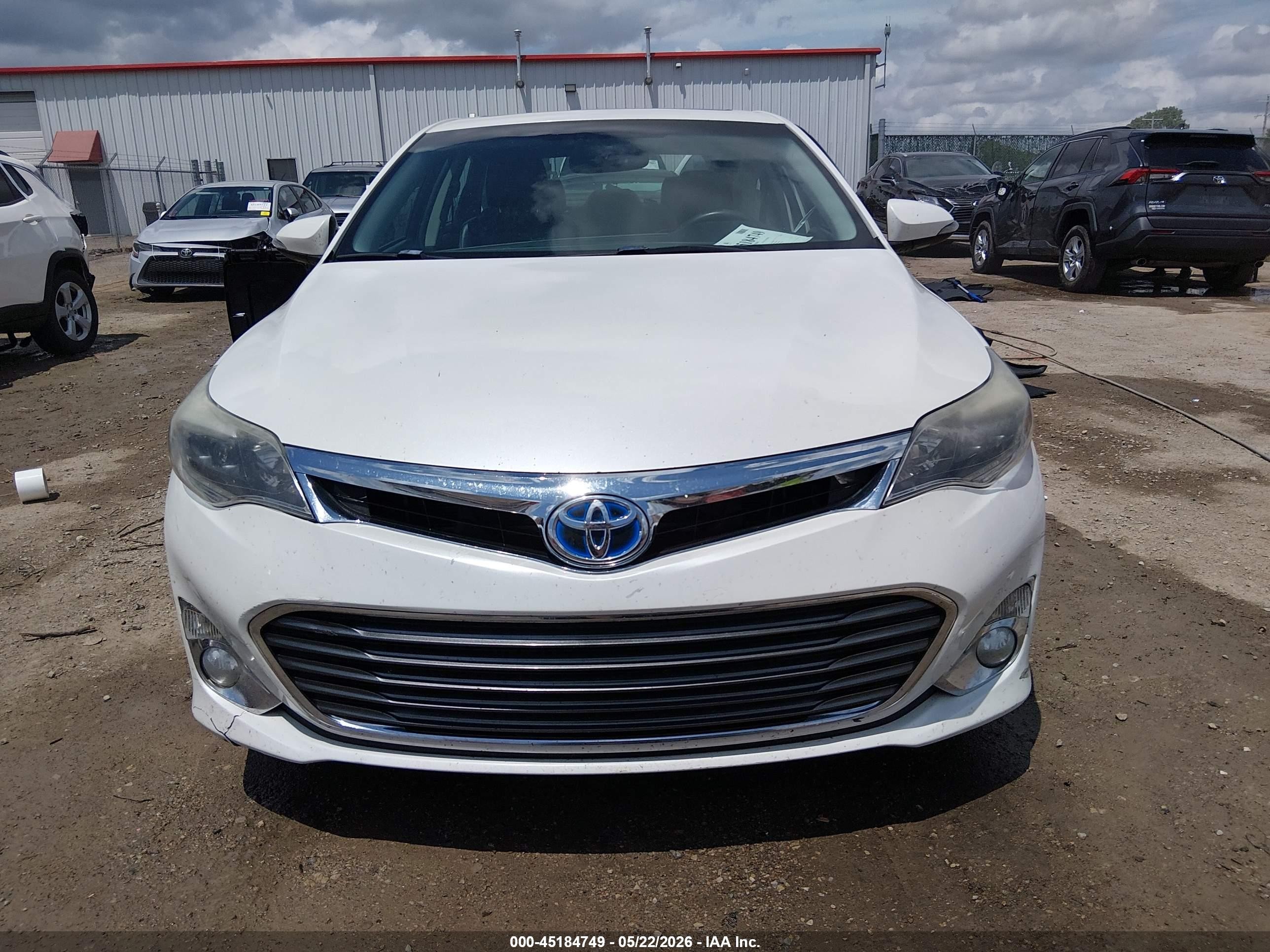 2015 Toyota Avalon Hybrid Limited Белый vin: 4T1BD1EB0FU048267