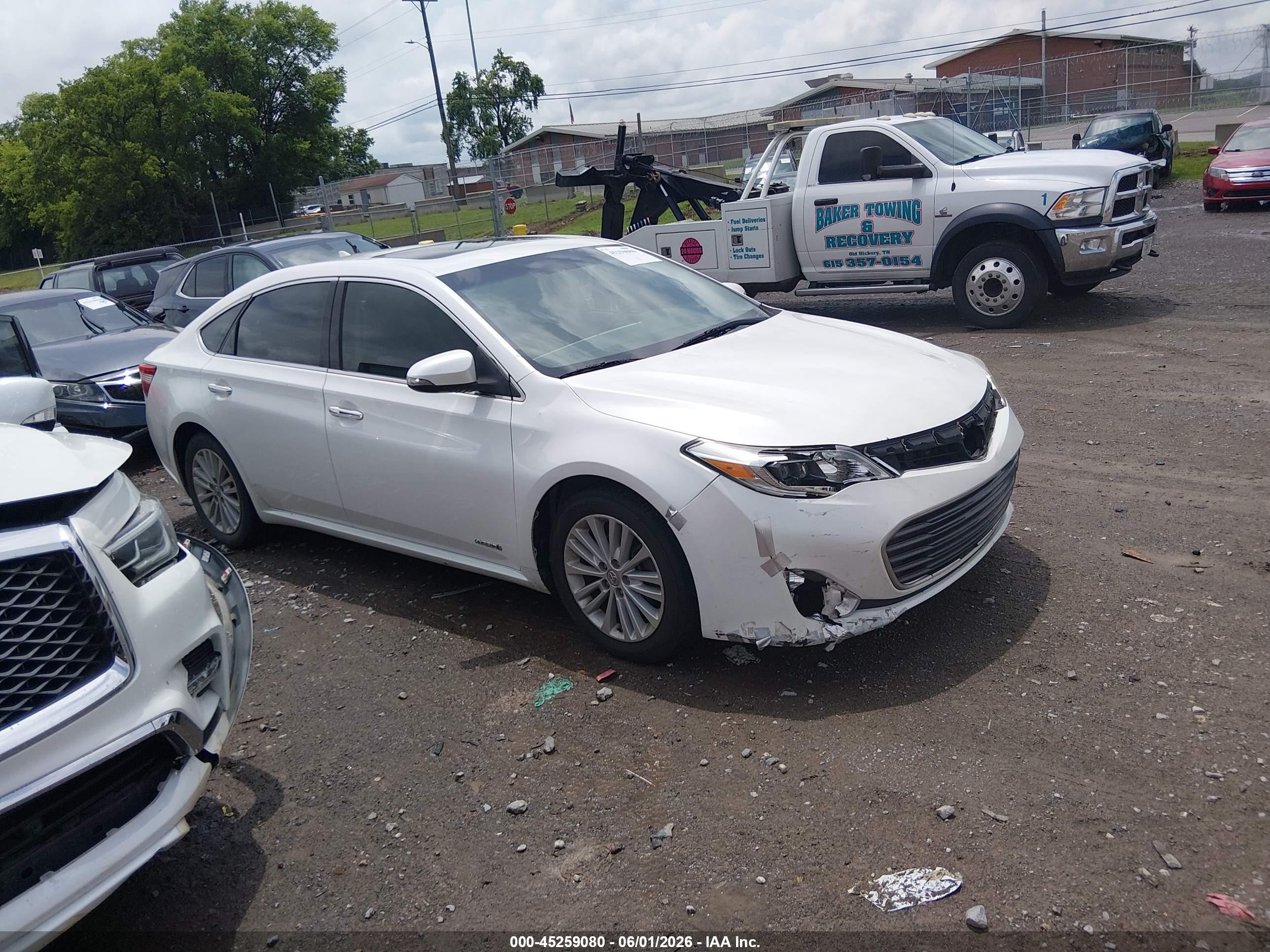 2013 Toyota Avalon Hybrid Limited White vin: 4T1BD1EB1DU003528