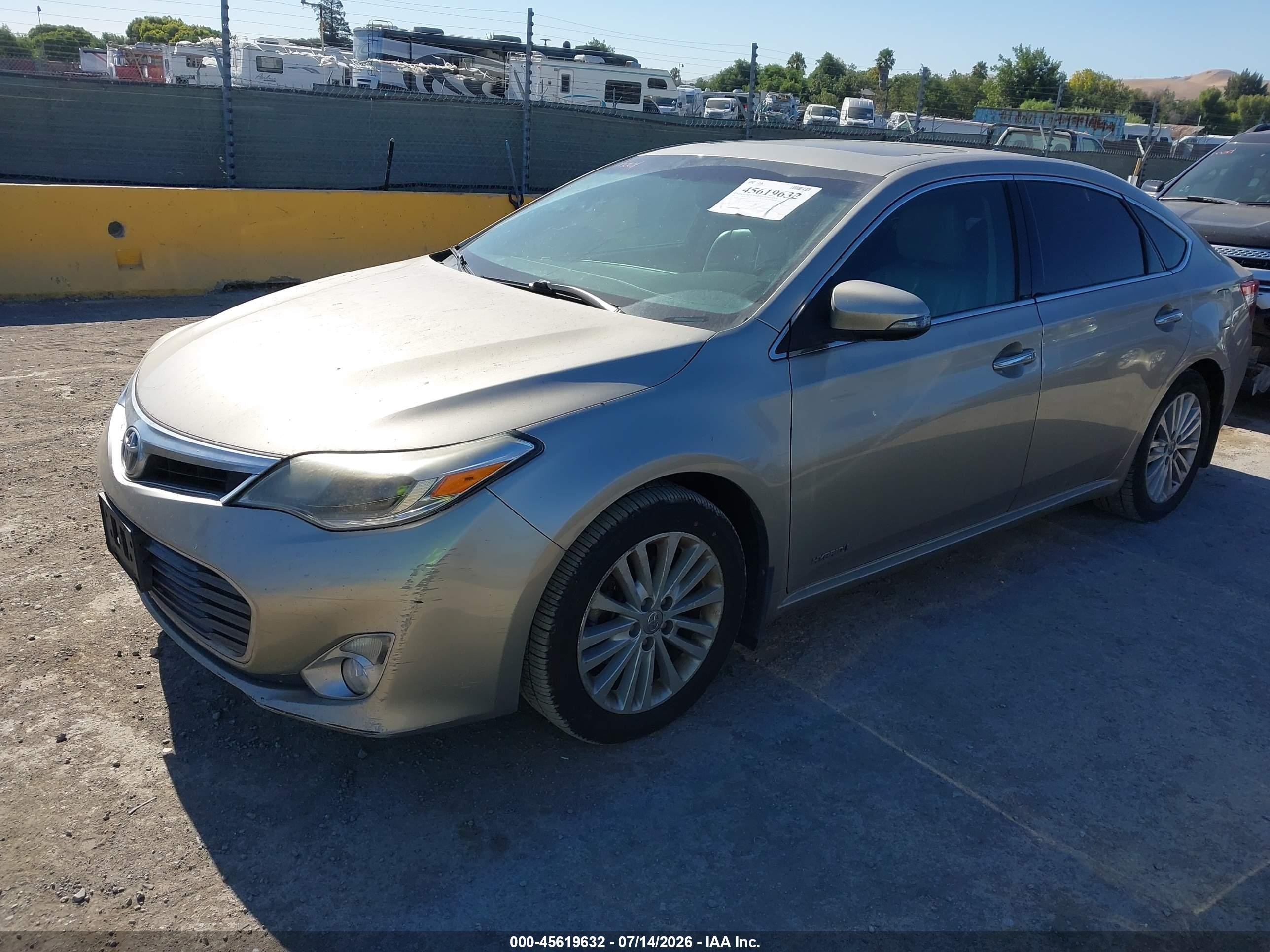 2013 Toyota Avalon Hybrid Limited Gray vin: 4T1BD1EB1DU007773