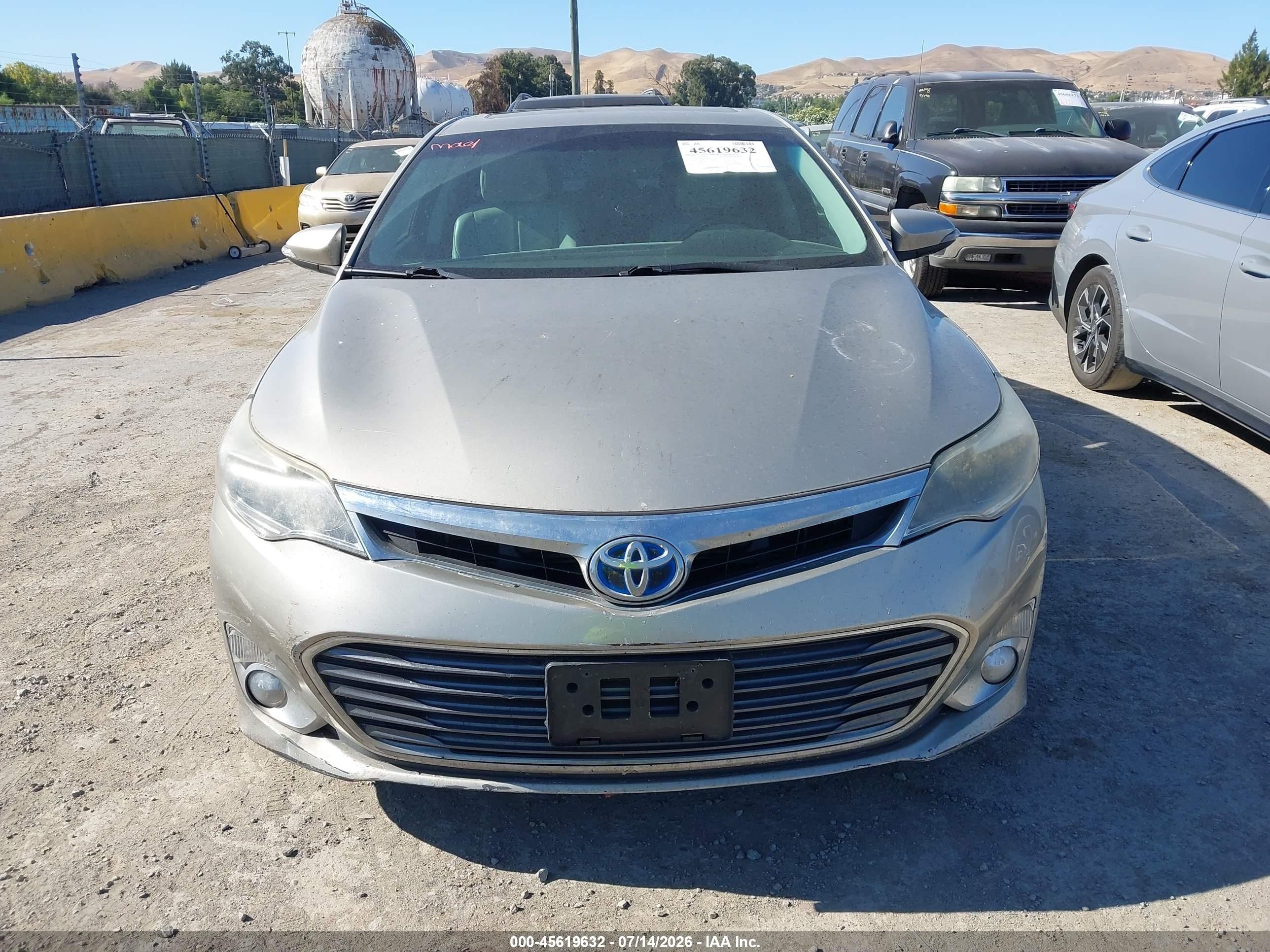 2013 Toyota Avalon Hybrid Limited Gray vin: 4T1BD1EB1DU007773