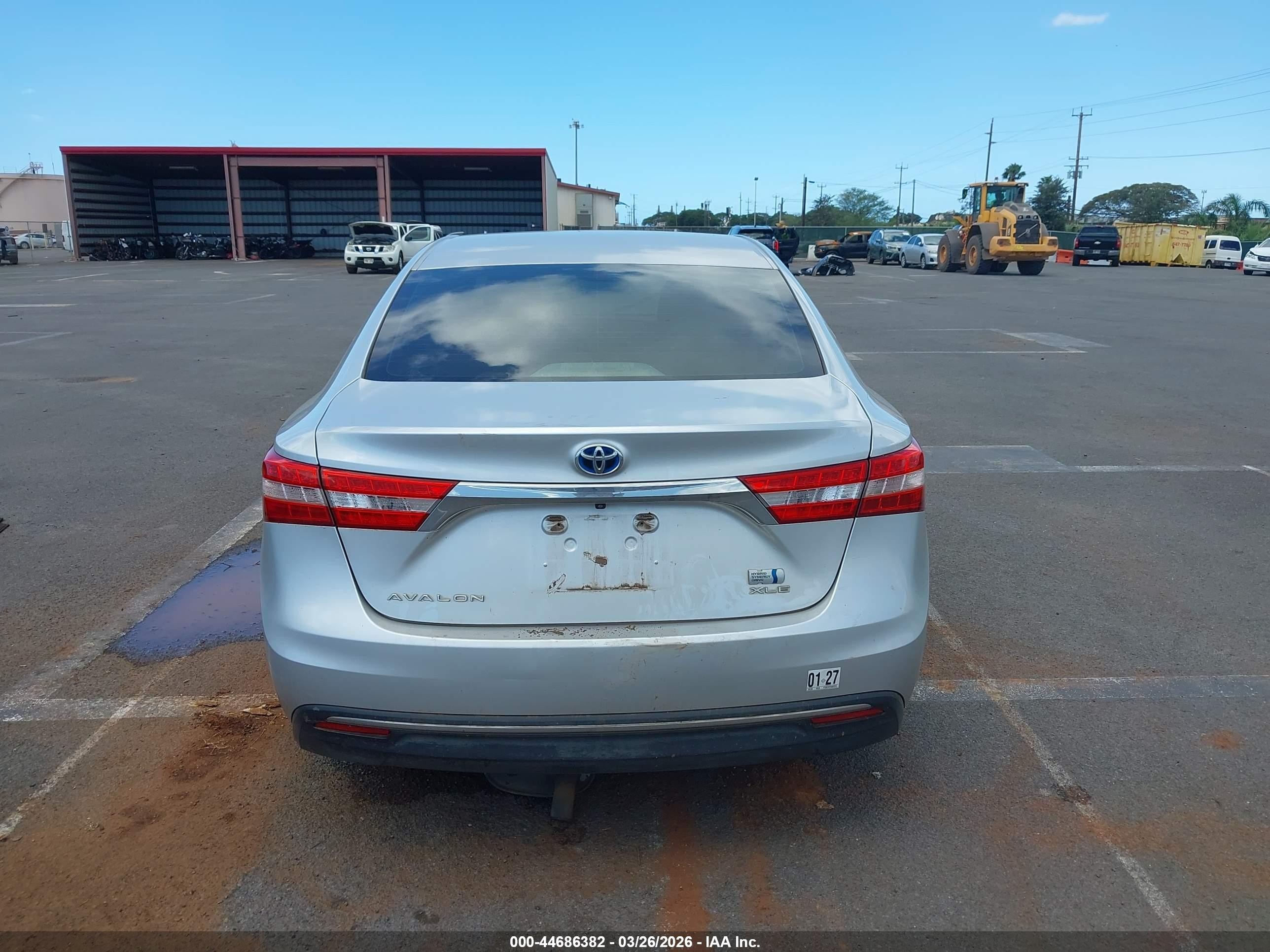 2013 Toyota Avalon Hybrid Xle Premium Silver vin: 4T1BD1EB1DU012312