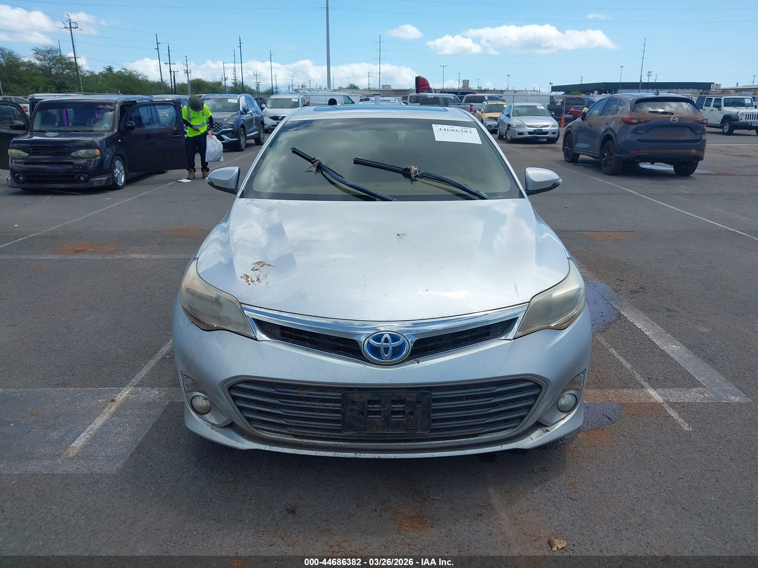 2013 Toyota Avalon Hybrid Xle Premium Silver vin: 4T1BD1EB1DU012312