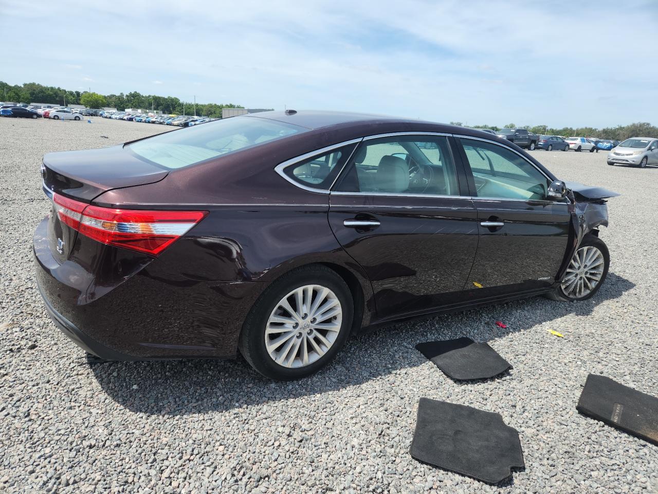 2013 Toyota Avalon Hybrid Xle Touring Burgundy vin: 4T1BD1EB1DU013119