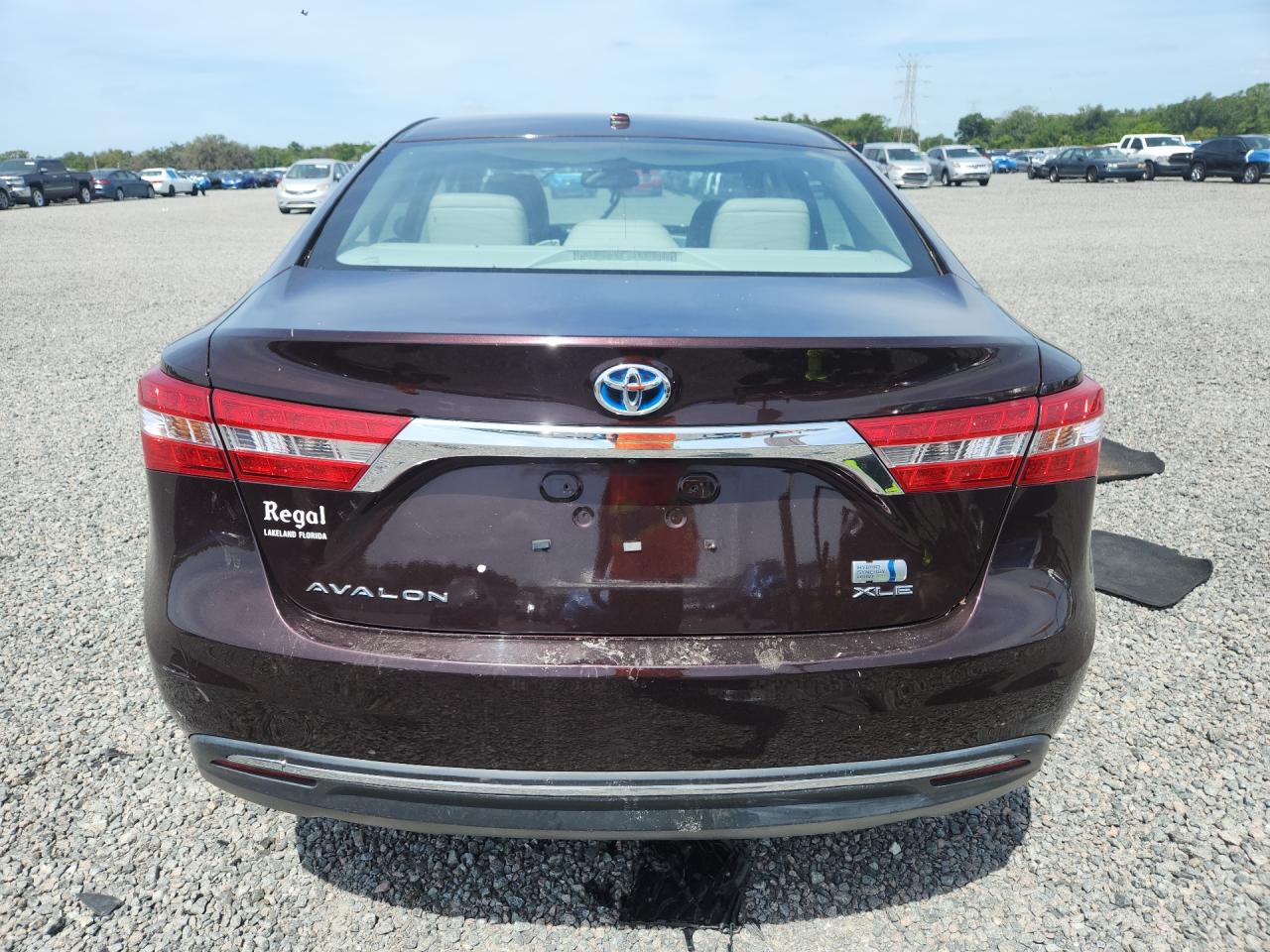 2013 Toyota Avalon Hybrid Xle Touring Burgundy vin: 4T1BD1EB1DU013119