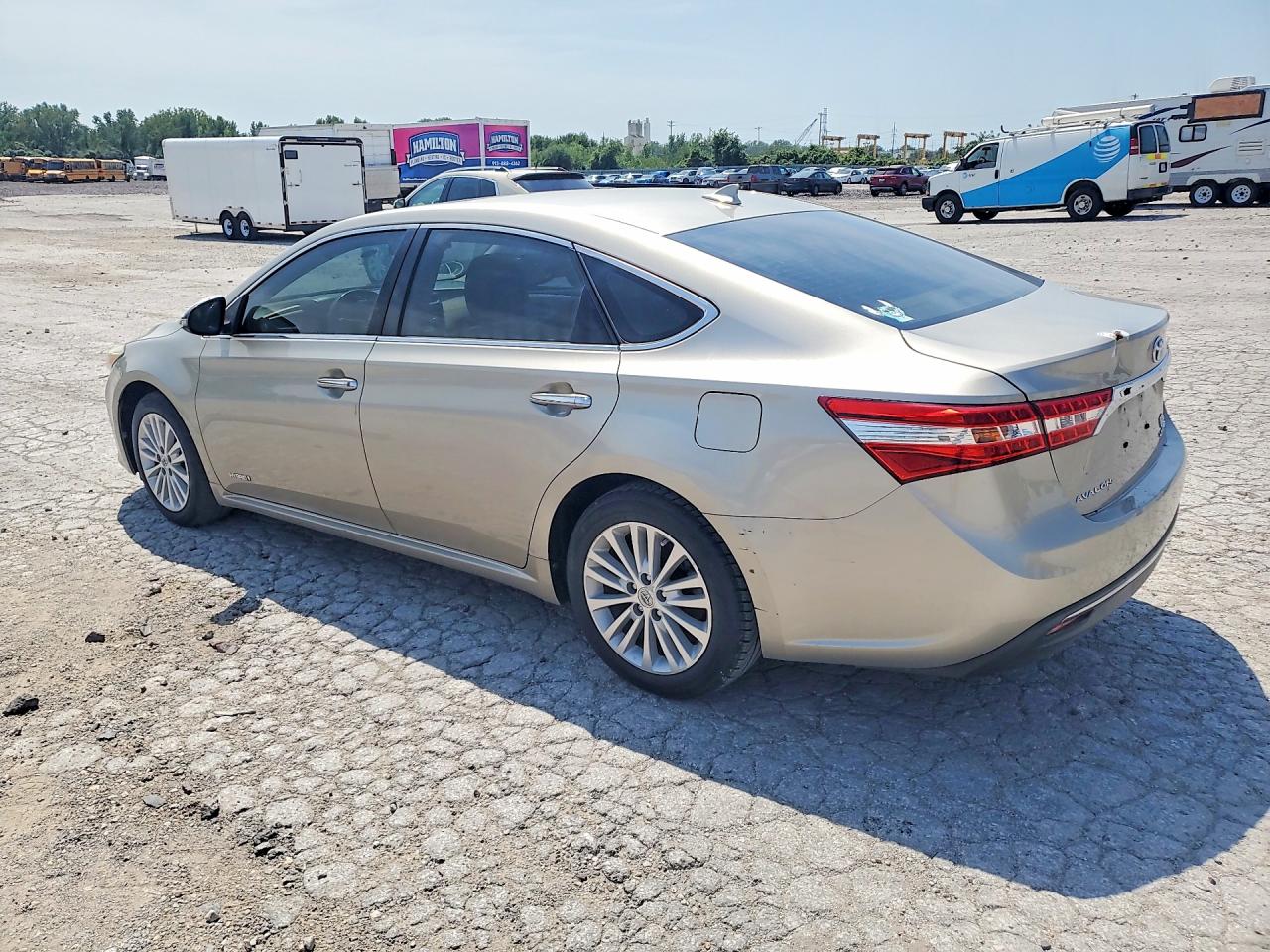2013 Toyota Avalon Hybrid Limited Silver vin: 4T1BD1EB1DU015338