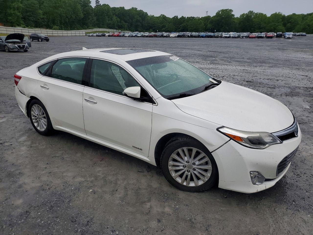 2013 Toyota Avalon Hybrid Limited White vin: 4T1BD1EB1DU016280