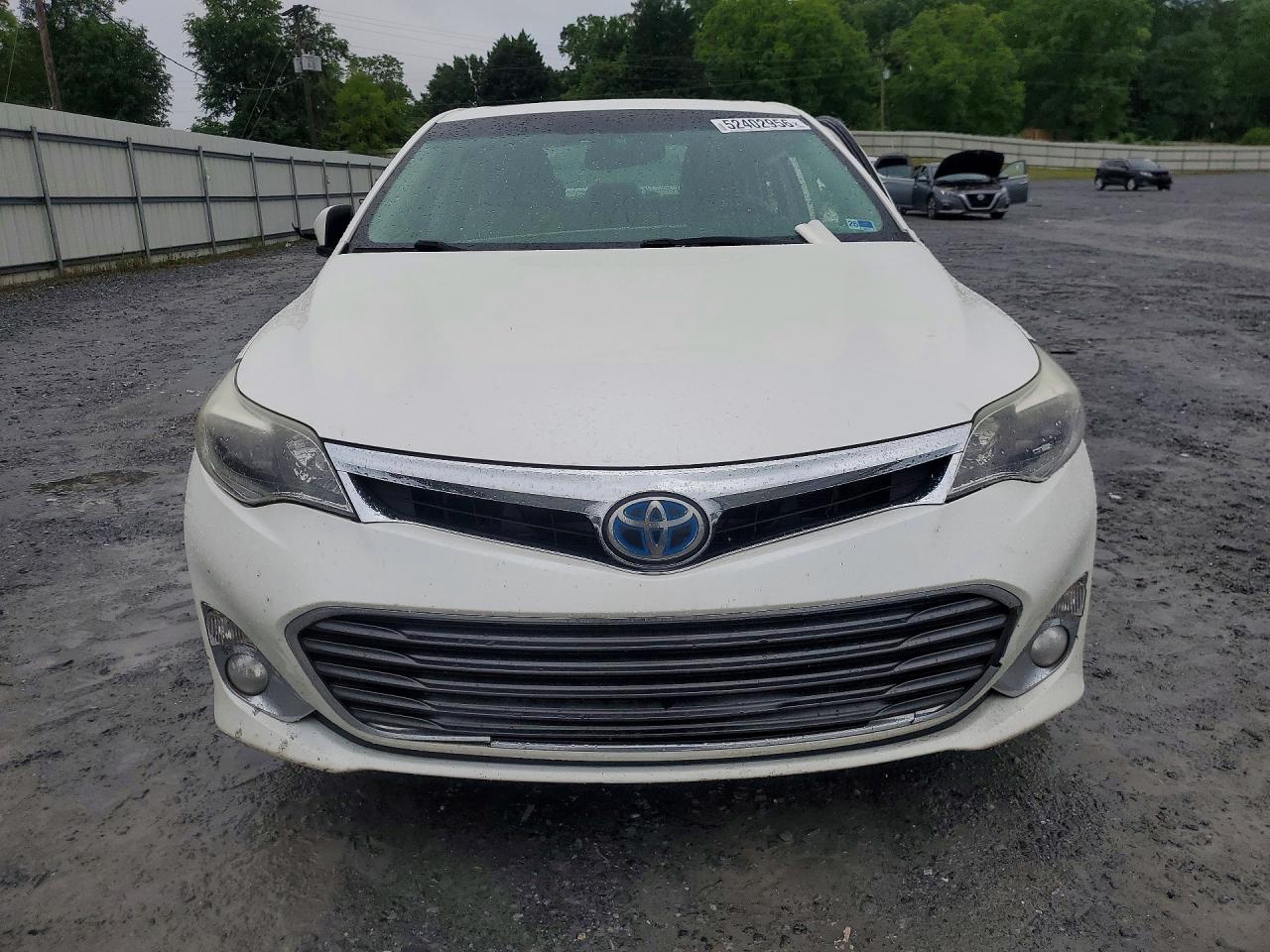 2013 Toyota Avalon Hybrid Limited White vin: 4T1BD1EB1DU016280