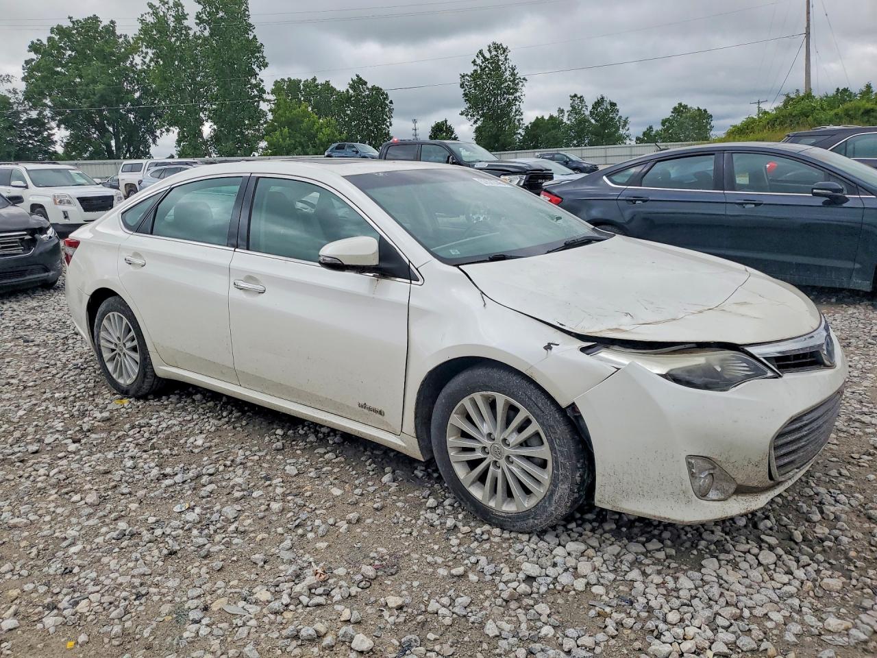 2014 Toyota Avalon Hybrid Limited Белый vin: 4T1BD1EB1EU023991
