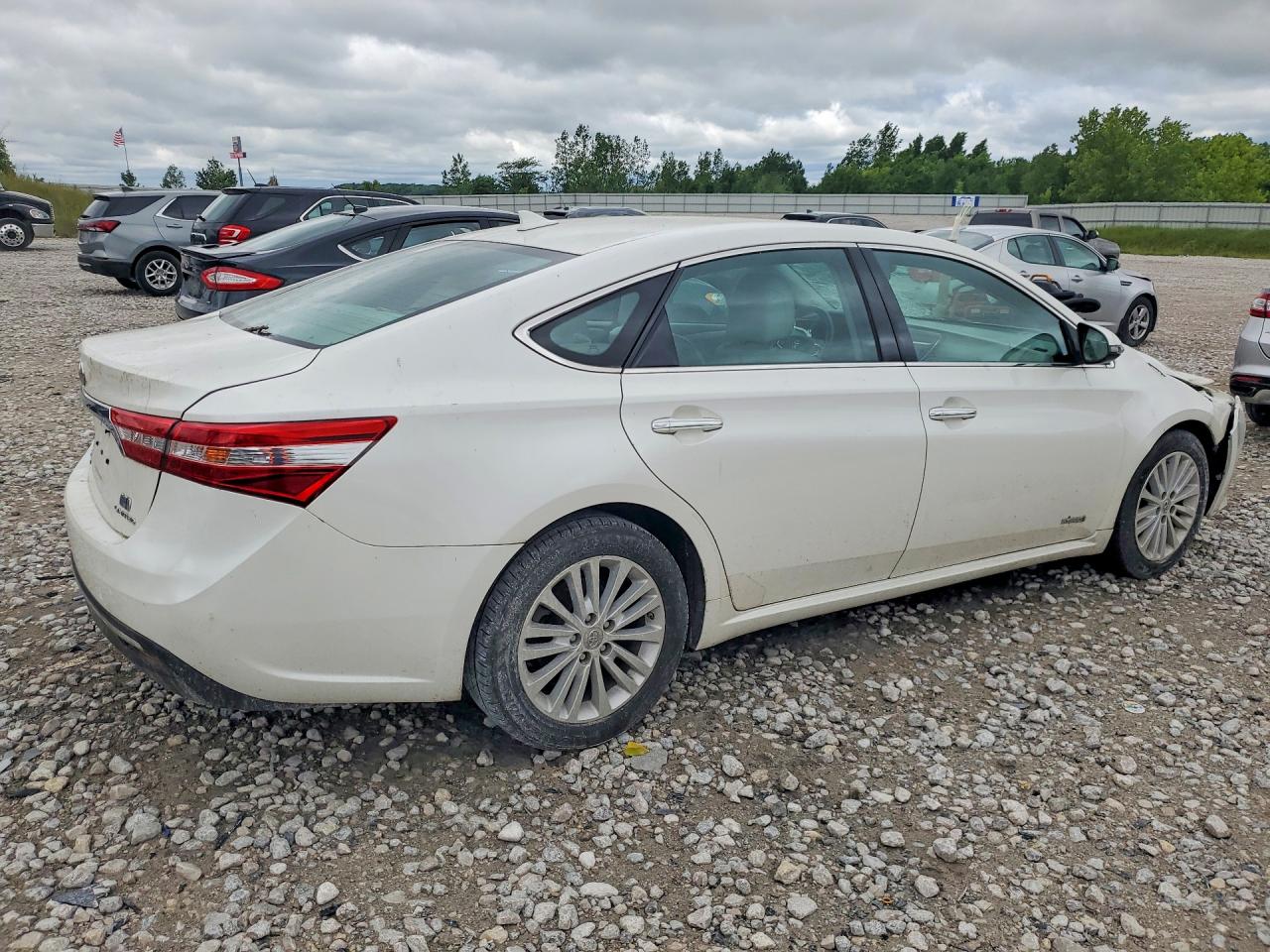 2014 Toyota Avalon Hybrid Limited Белый vin: 4T1BD1EB1EU023991