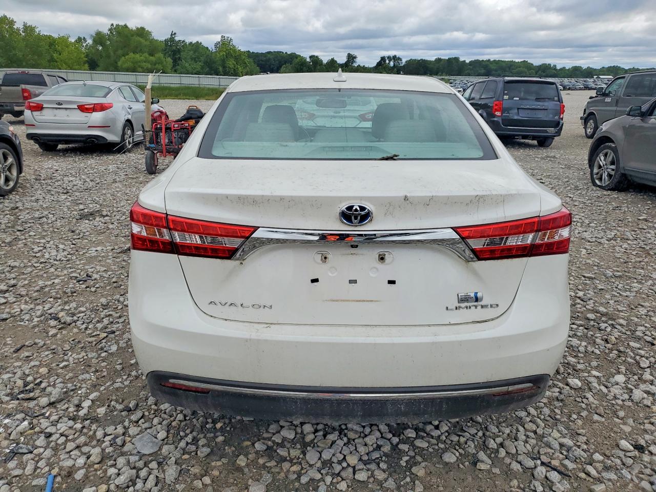 2014 Toyota Avalon Hybrid Limited Белый vin: 4T1BD1EB1EU023991