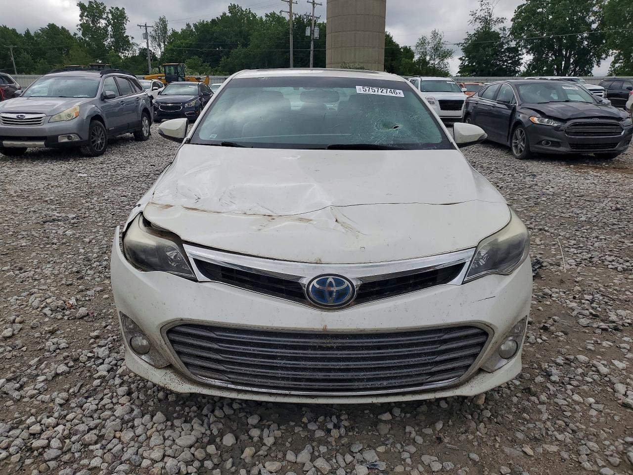 2014 Toyota Avalon Hybrid Limited Белый vin: 4T1BD1EB1EU023991