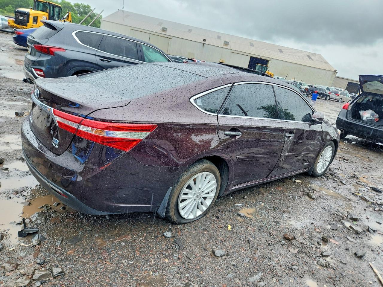 2014 Toyota Avalon Hybrid Xle Premium Burgundy vin: 4T1BD1EB1EU024414