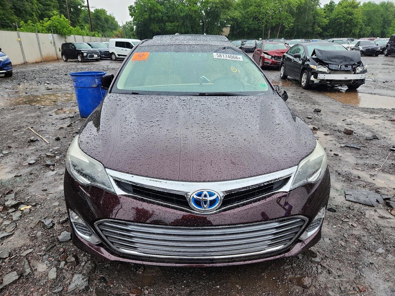 2014 Toyota Avalon Hybrid Xle Premium Burgundy vin: 4T1BD1EB1EU024414