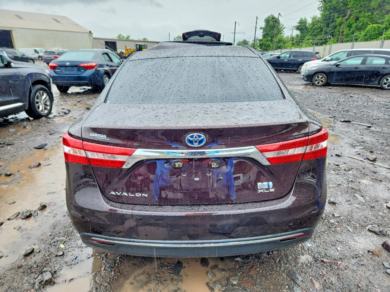2014 Toyota Avalon Hybrid Xle Premium Burgundy vin: 4T1BD1EB1EU024414