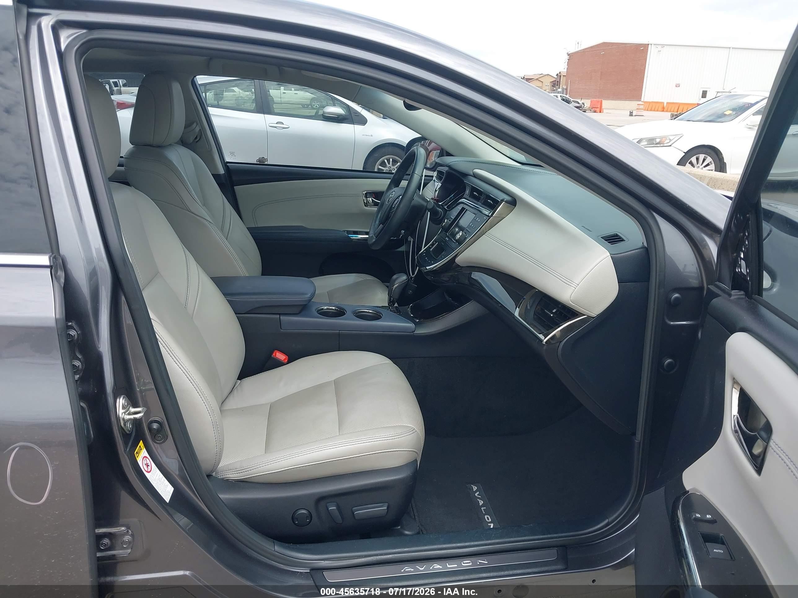 2014 Toyota Avalon Hybrid Limited Серый vin: 4T1BD1EB1EU024607