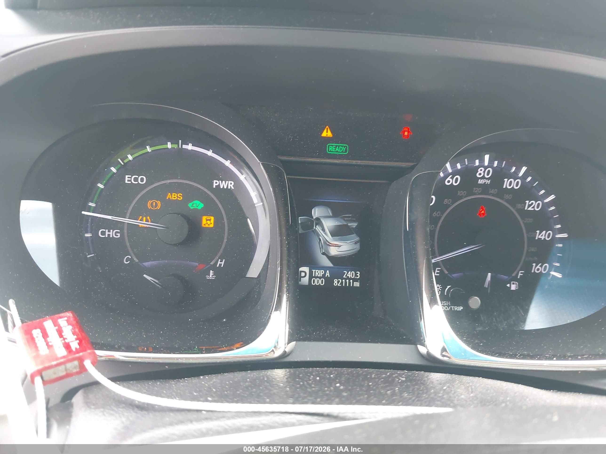 2014 Toyota Avalon Hybrid Limited Серый vin: 4T1BD1EB1EU024607