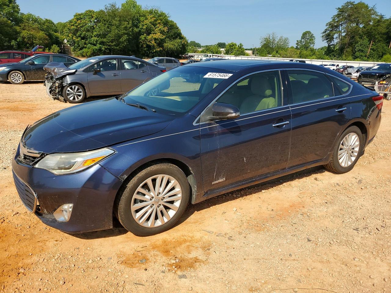 2014 Toyota Avalon Hybrid Limited Blue vin: 4T1BD1EB1EU025692
