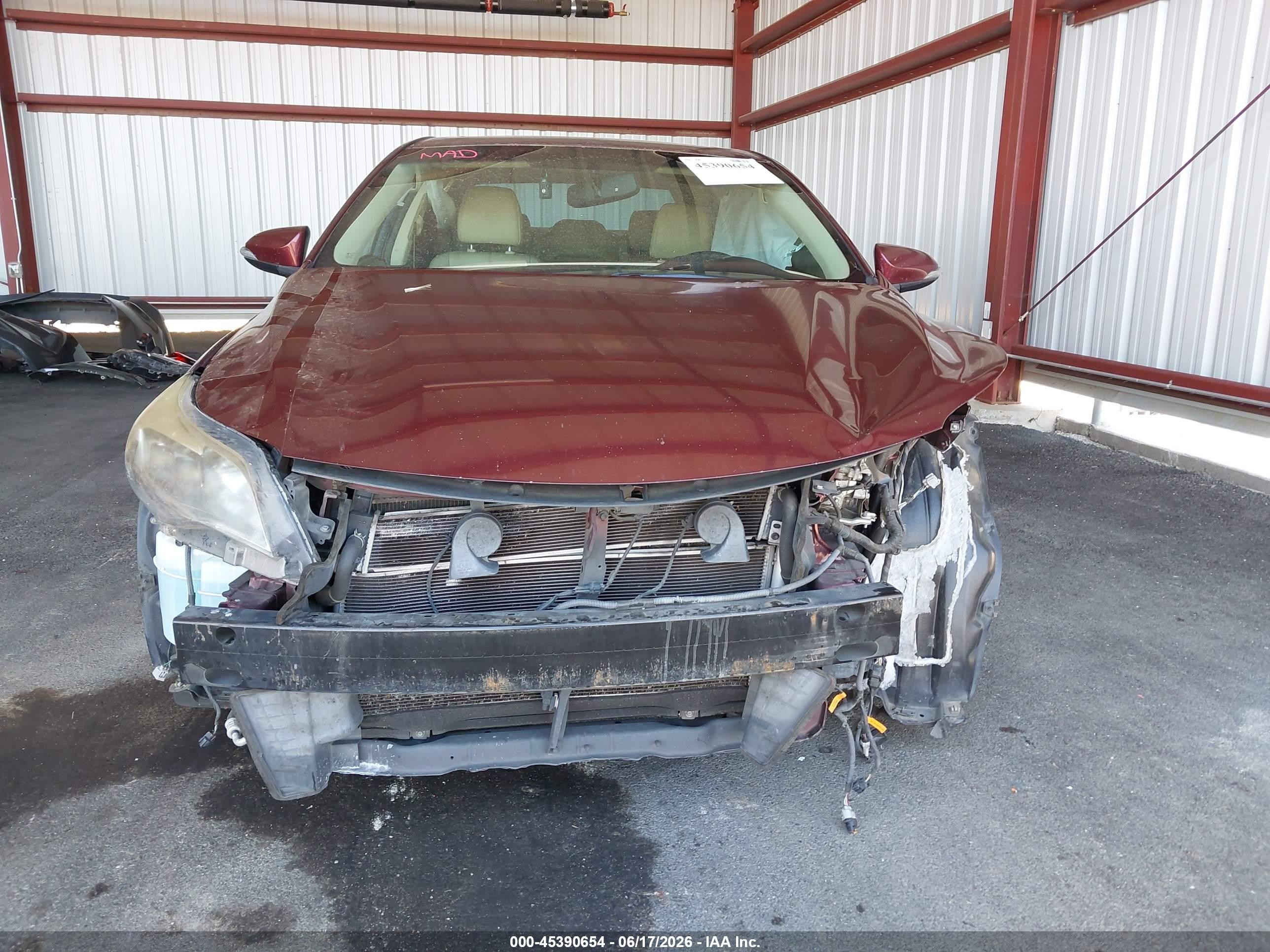 2014 Toyota Avalon Hybrid Xle Touring Burgundy vin: 4T1BD1EB1EU030634