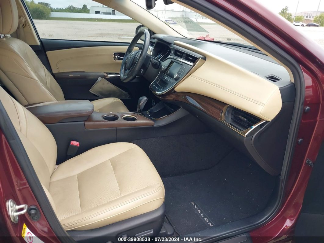 2014 Toyota Avalon Hybrid Limited Maroon vin: 4T1BD1EB1EU034876