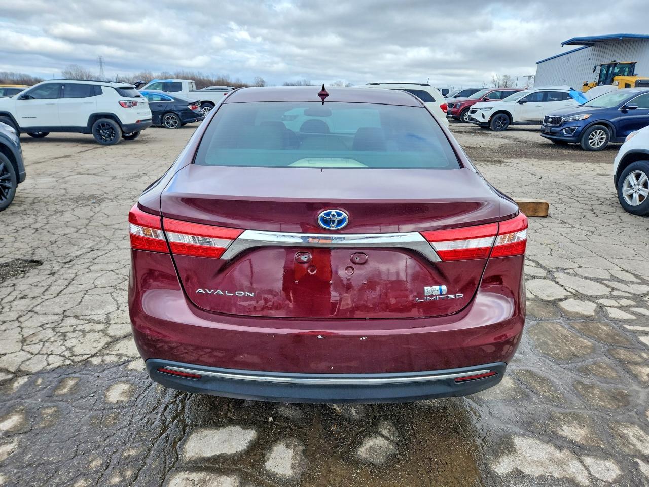 2014 Toyota Avalon Hybrid Limited Burgundy vin: 4T1BD1EB1EU034876