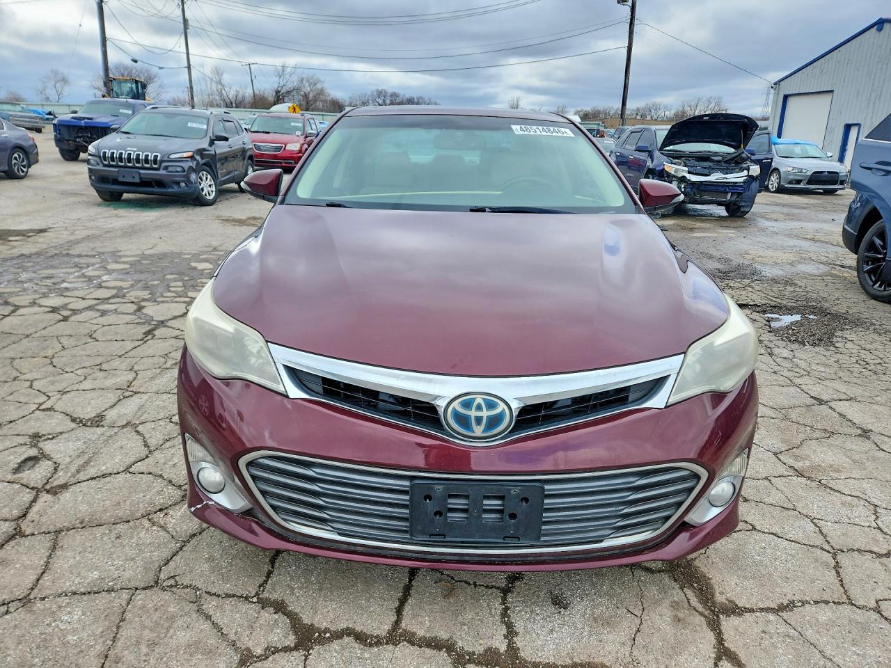 2014 Toyota Avalon Hybrid Limited Burgundy vin: 4T1BD1EB1EU034876