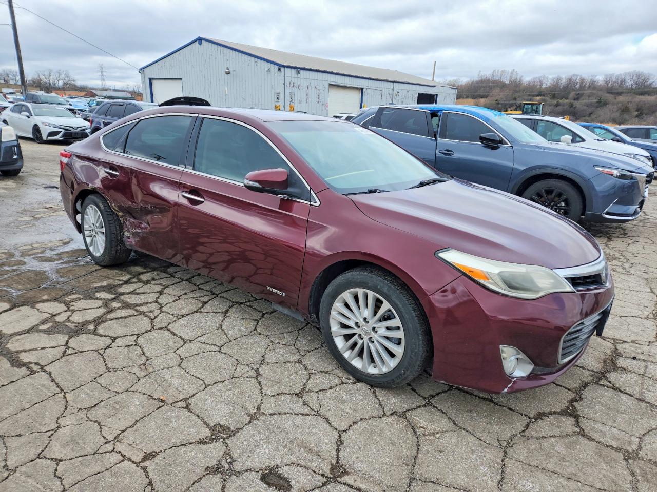2014 Toyota Avalon Hybrid Limited Burgundy vin: 4T1BD1EB1EU034876