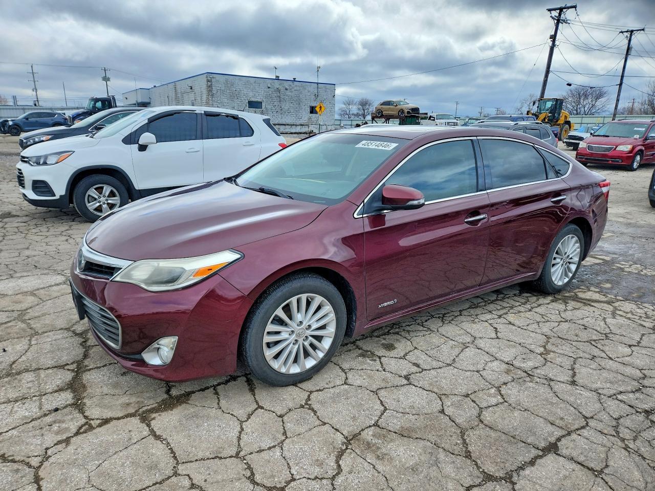 2014 Toyota Avalon Hybrid Limited Burgundy vin: 4T1BD1EB1EU034876