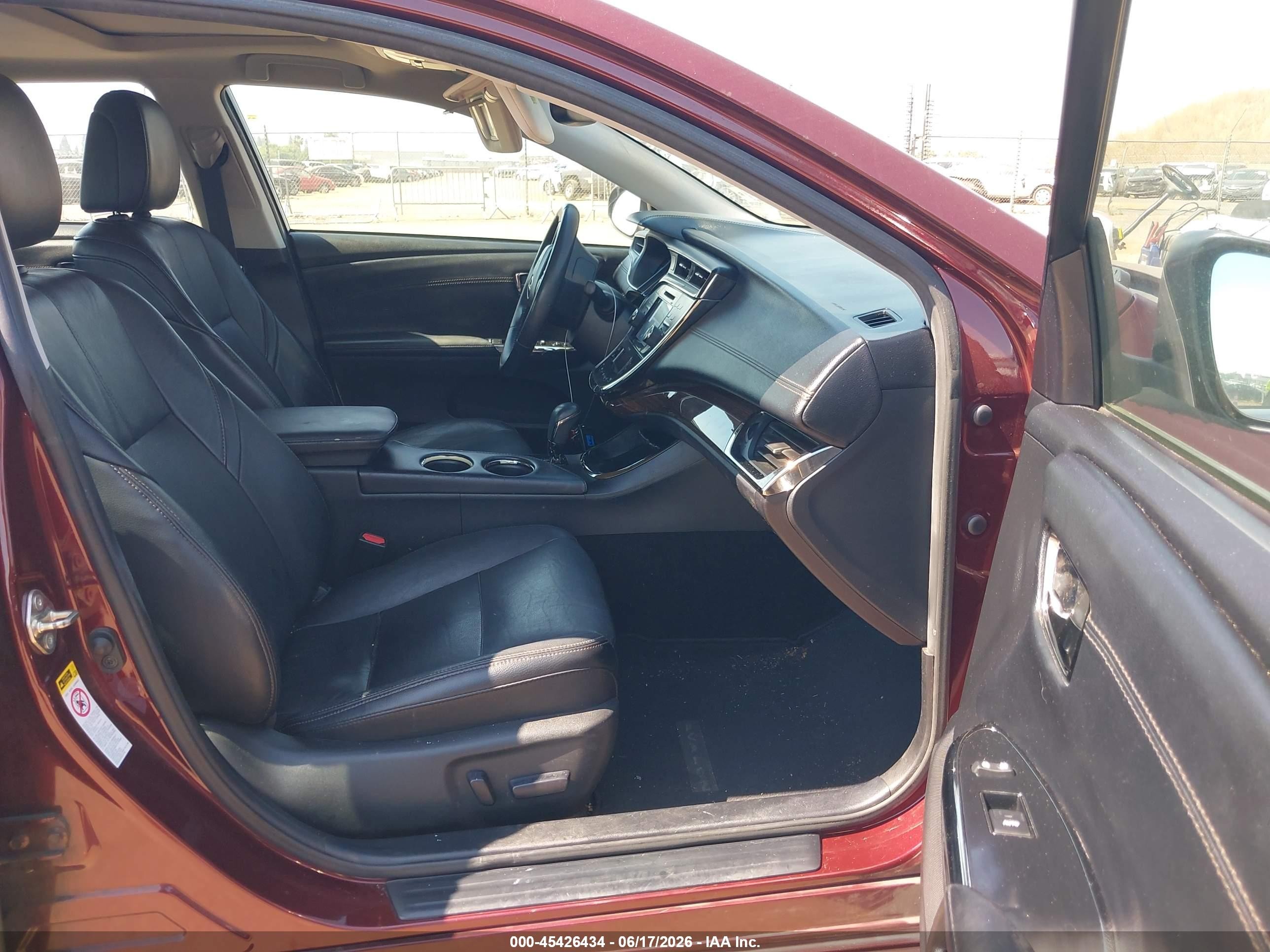 2015 Toyota Avalon Hybrid Xle Touring Burgundy vin: 4T1BD1EB1FU037245