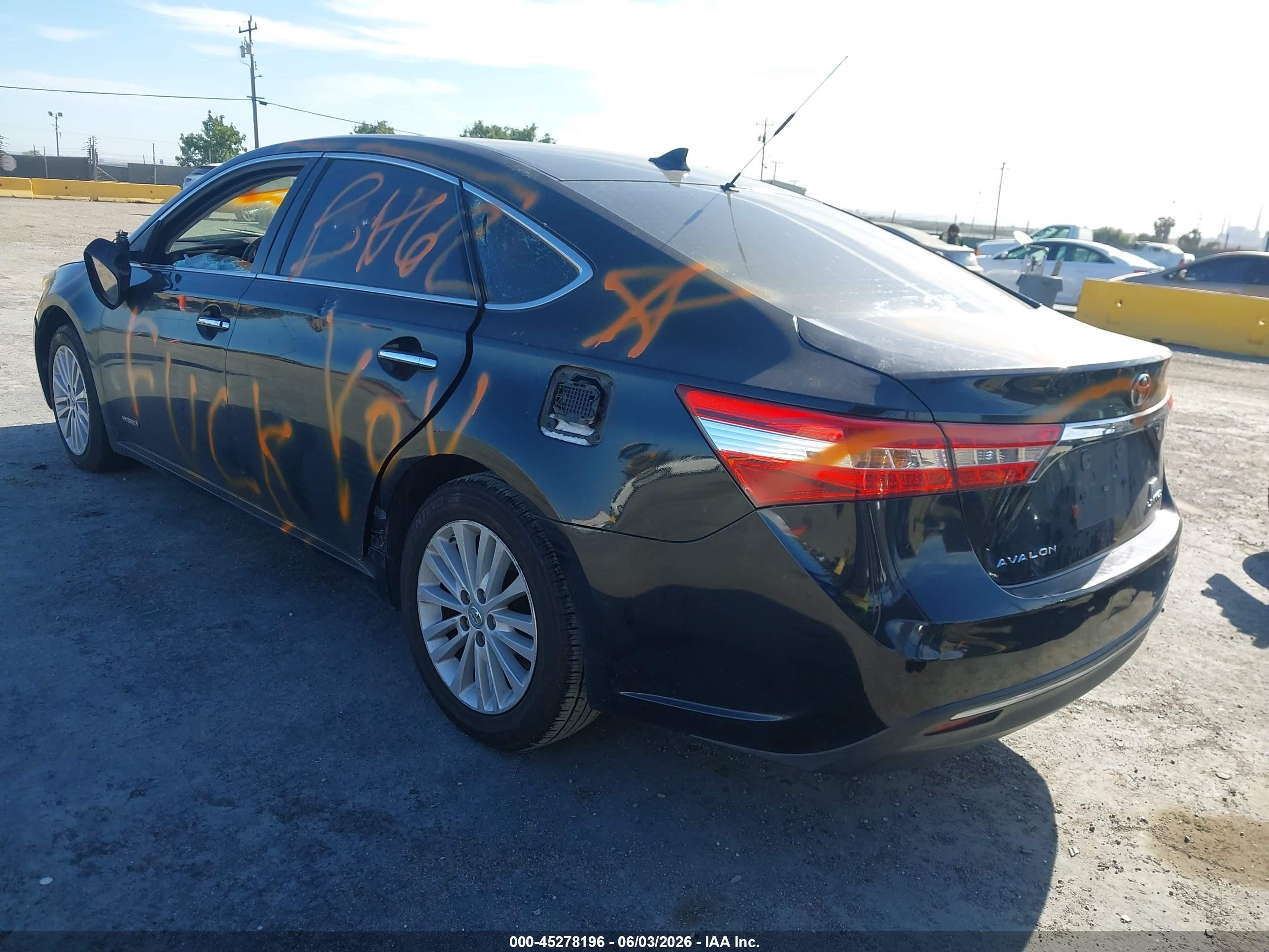 2015 Toyota Avalon Hybrid/prem/tour/ltd Black vin: 4T1BD1EB1FU038931