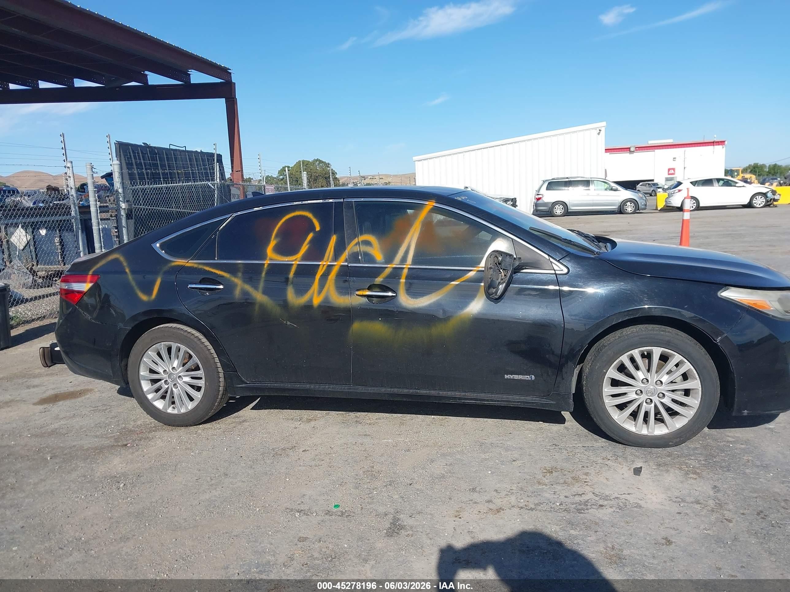 2015 Toyota Avalon Hybrid/prem/tour/ltd Black vin: 4T1BD1EB1FU038931