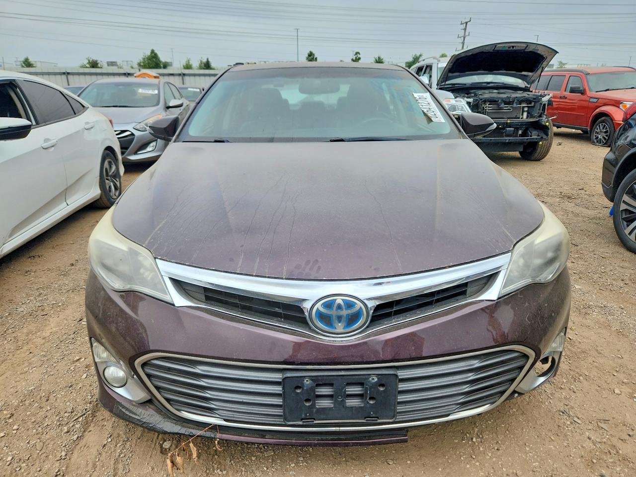 2013 Toyota Avalon Hybrid Limited Purple vin: 4T1BD1EB2DU001996