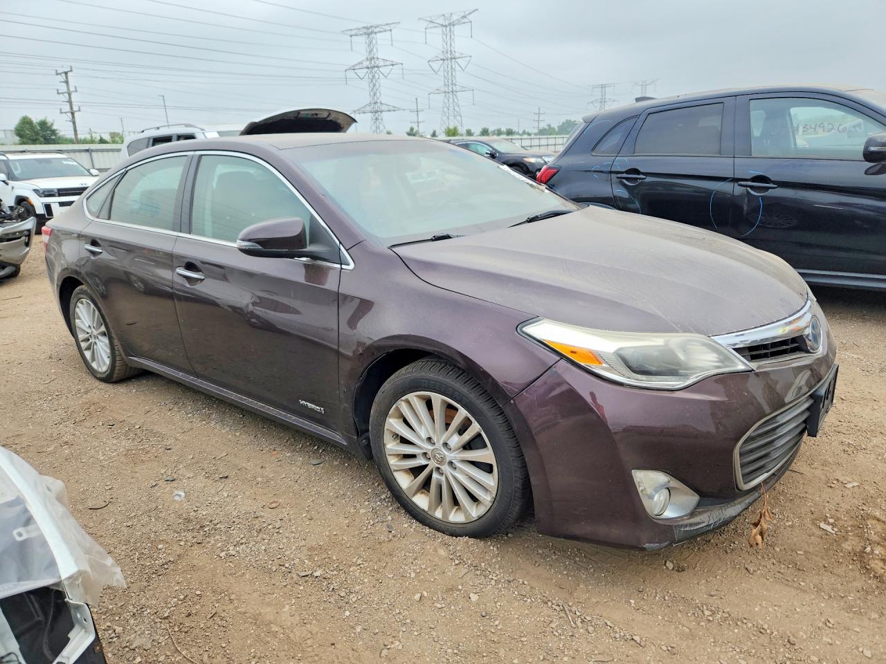 2013 Toyota Avalon Hybrid Limited Purple vin: 4T1BD1EB2DU001996