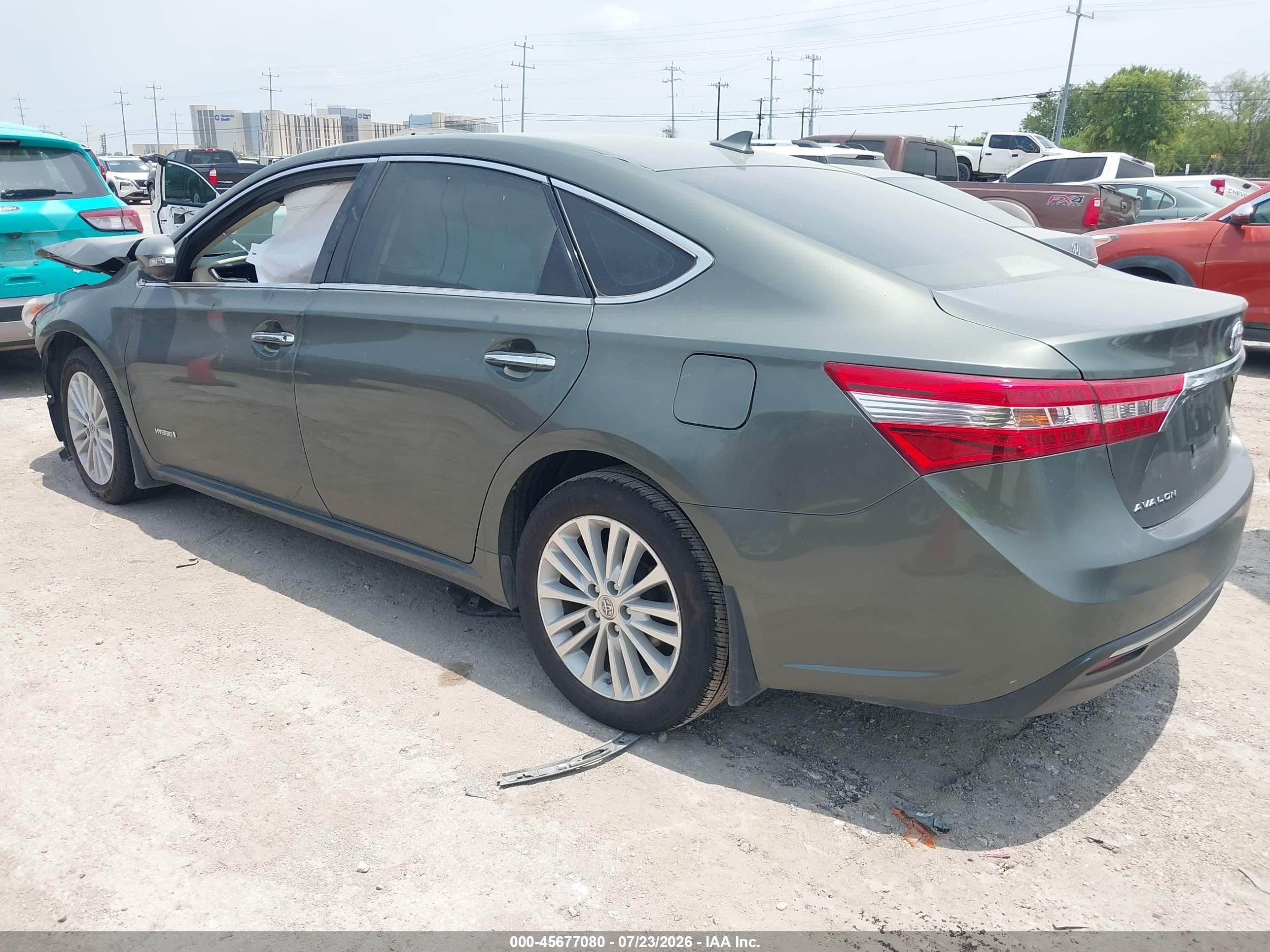 2013 Toyota Avalon Hybrid Limited Green vin: 4T1BD1EB2DU002095